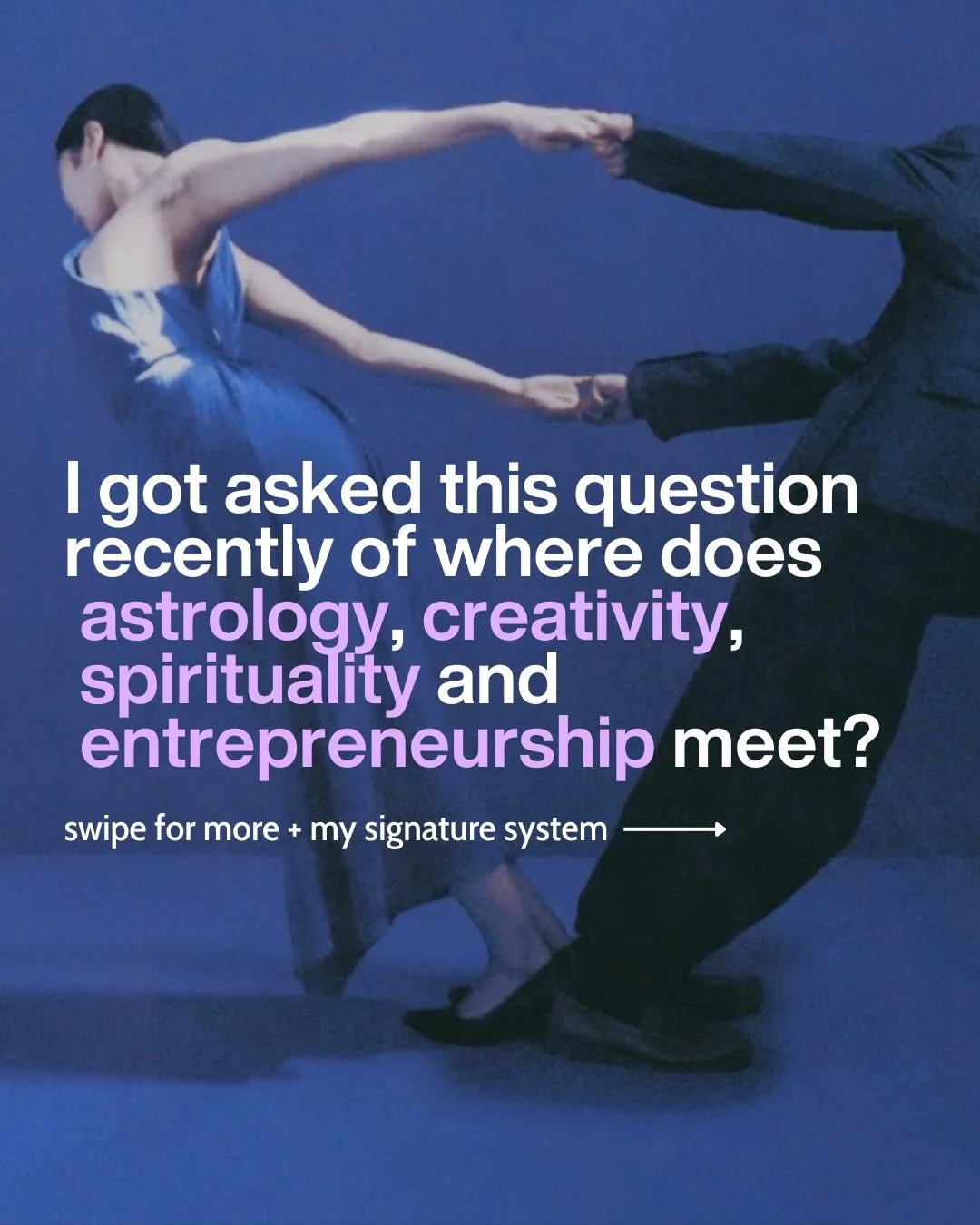 As I&rsquo;m an artist at my core that loves working with astrology and systems of self-knowledge, that has been on the spiritual journey for many years and also got into the entrepreneurial journey as well - I&rsquo;m been contemplating lately a lot
