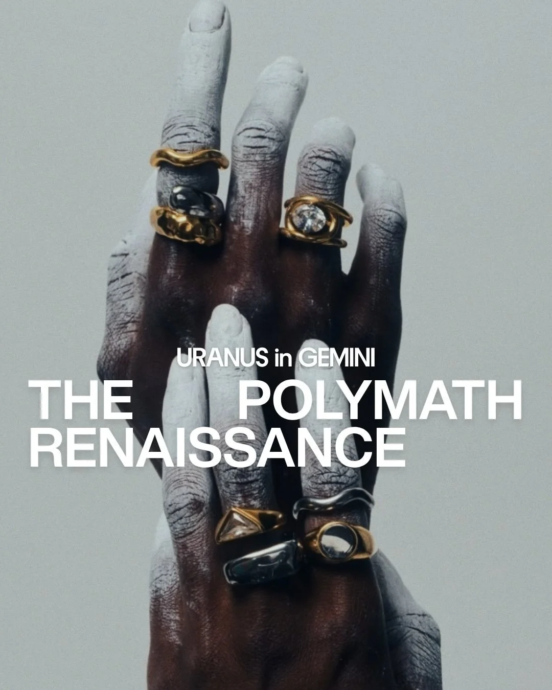 Uranus in Gemini - a generational transit that is heralding a polymath renaissance, a new way of thinking and creatively expressing.
Any Uranus transit is symbolic of a huge reality shift and in my own journey, I started becoming interested in astrol