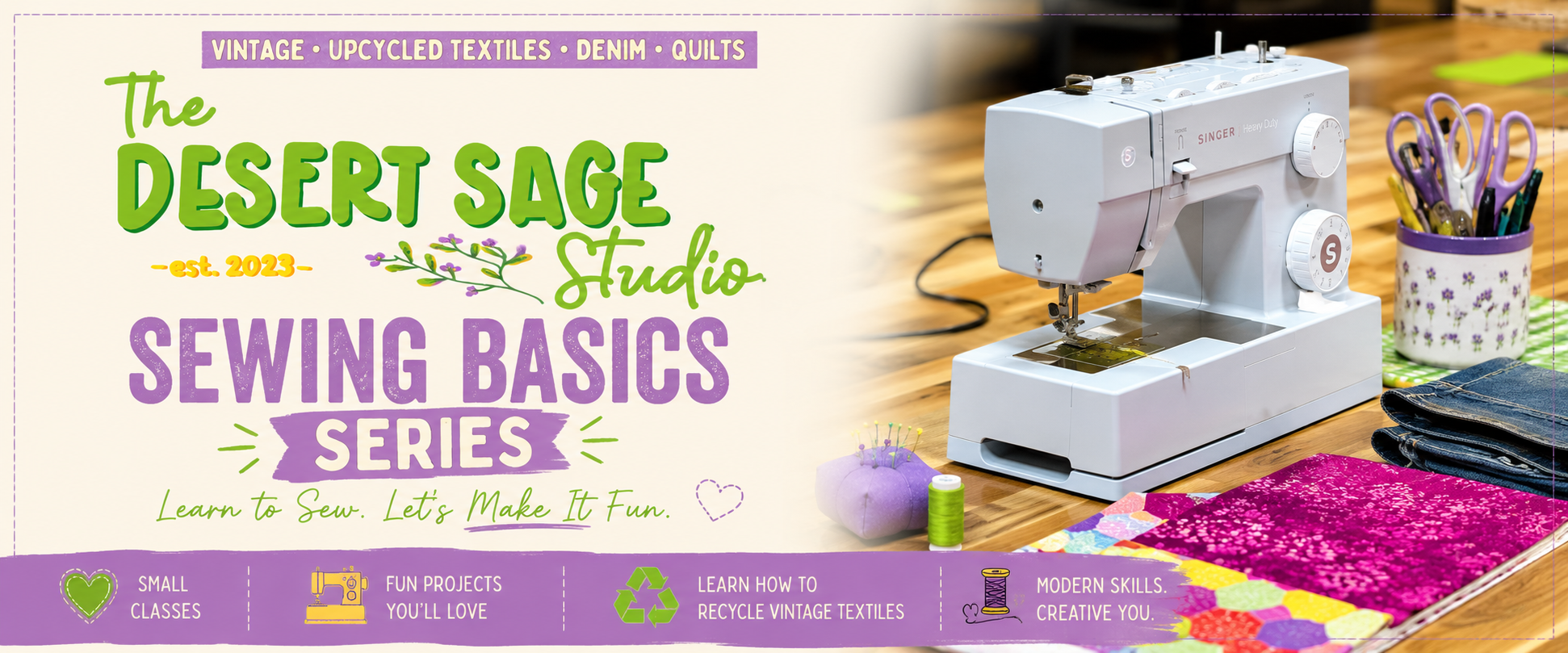 Sewing Basics 1: Learn to Sew