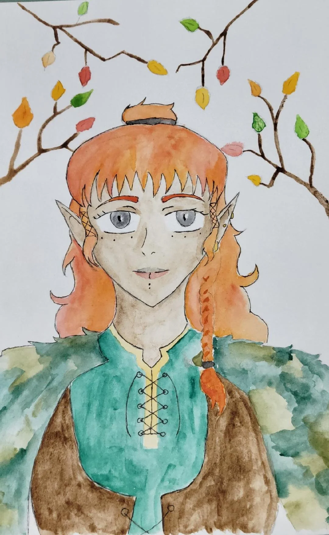 D&D Original Character Watercolor Commission