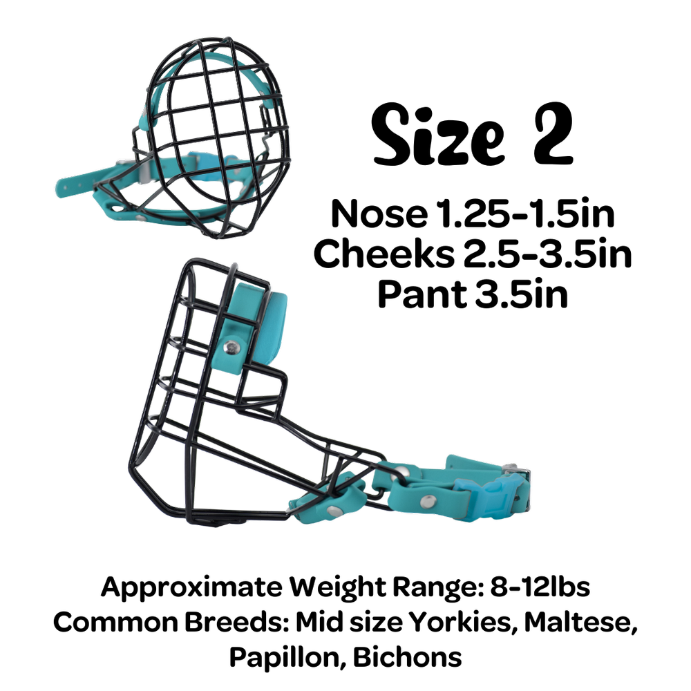 Size 2 Standard Muzzle — Big Snoof Dog Gear