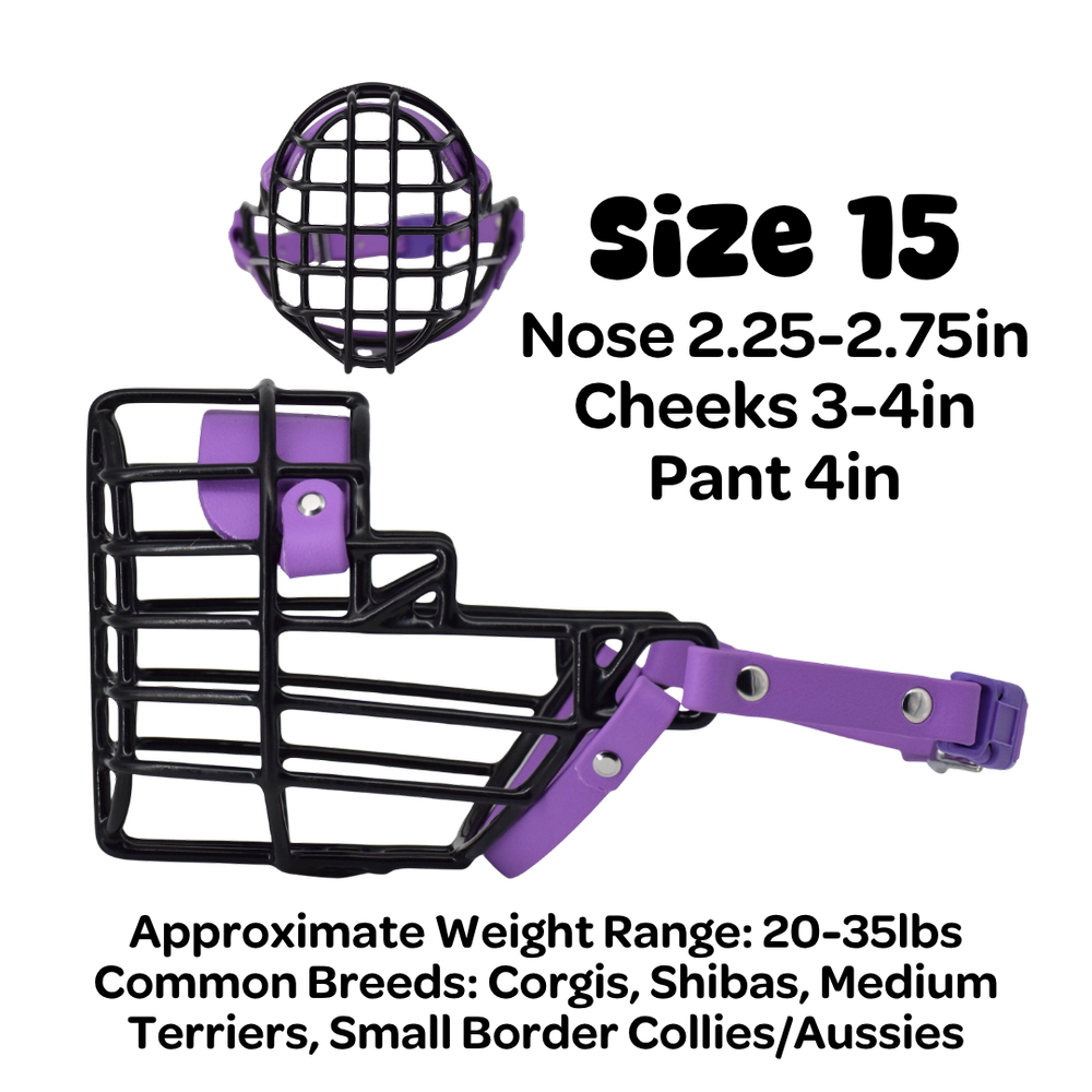 Size 15 Standard Muzzle — Big Snoof Dog Gear