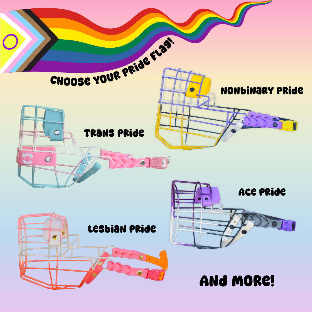 Choose Your Pride Flag!🏳️‍🌈🏳️‍⚧️ Custom Muzzles
