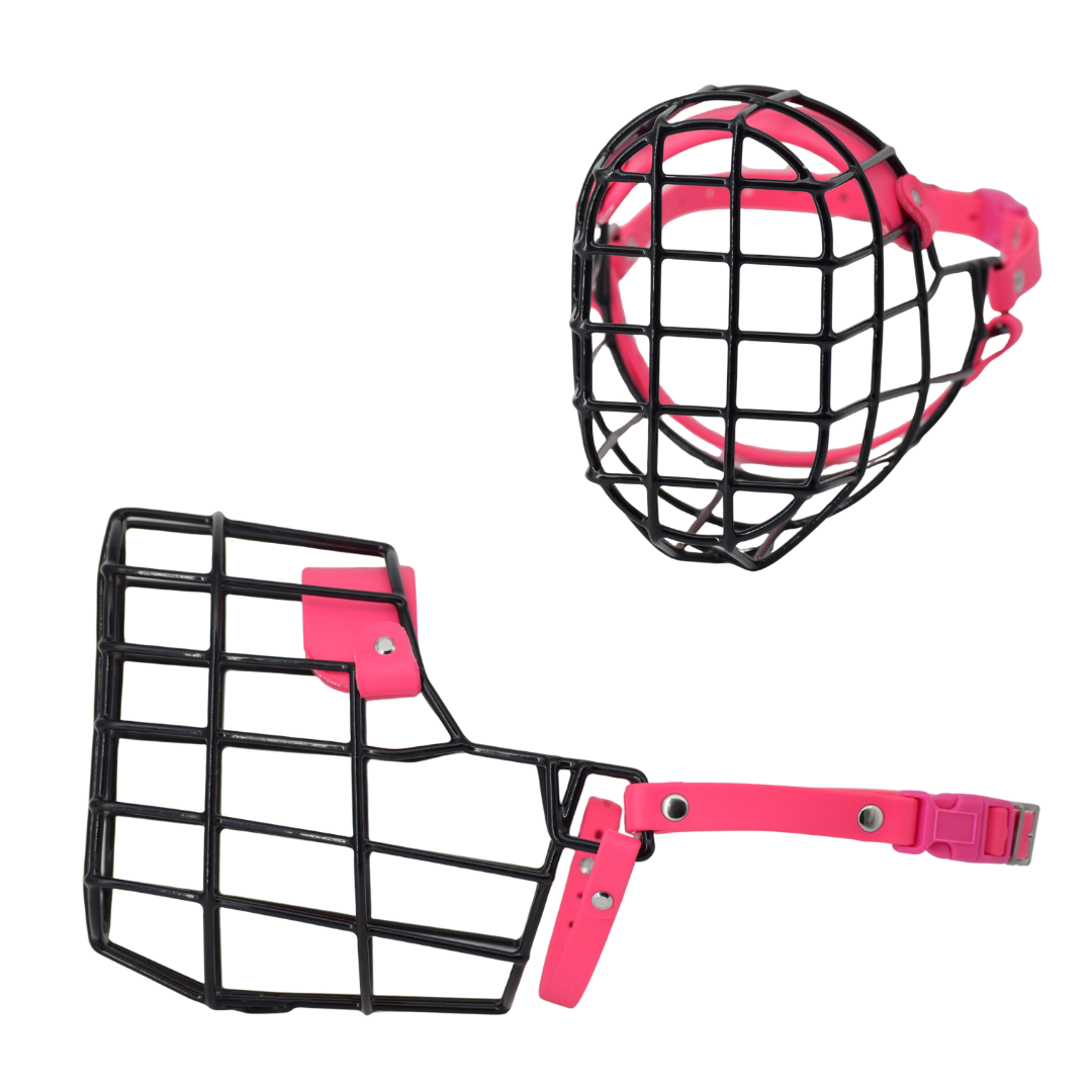 Unique Size Hibiscus Rubber Coated Medium Muzzle