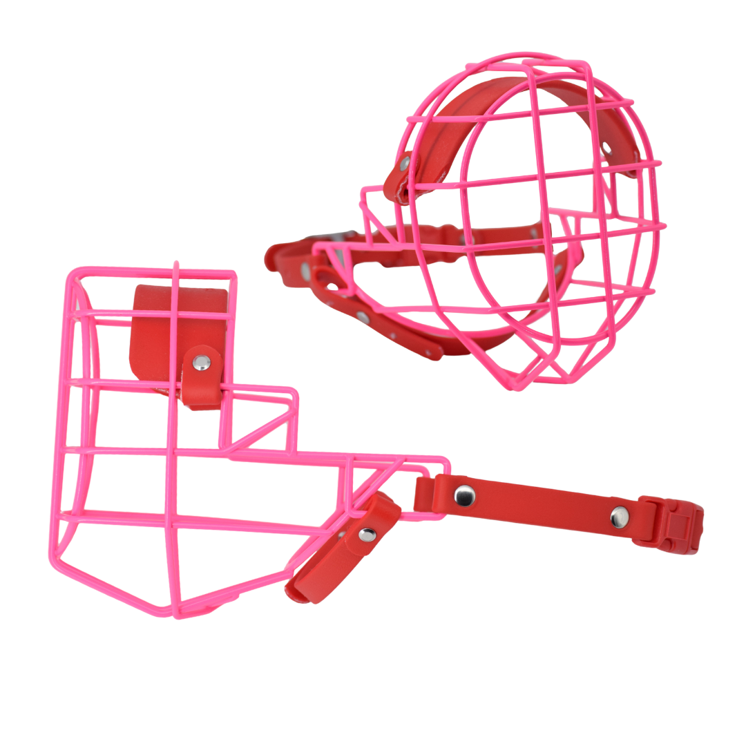 "Sweet Cherry" Size 24 Premade Powder Coated Muzzle