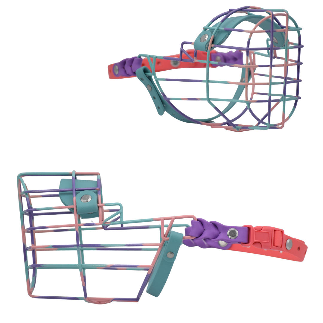 "Candy Camo" Size 16 Powder Coated Premade Muzzle