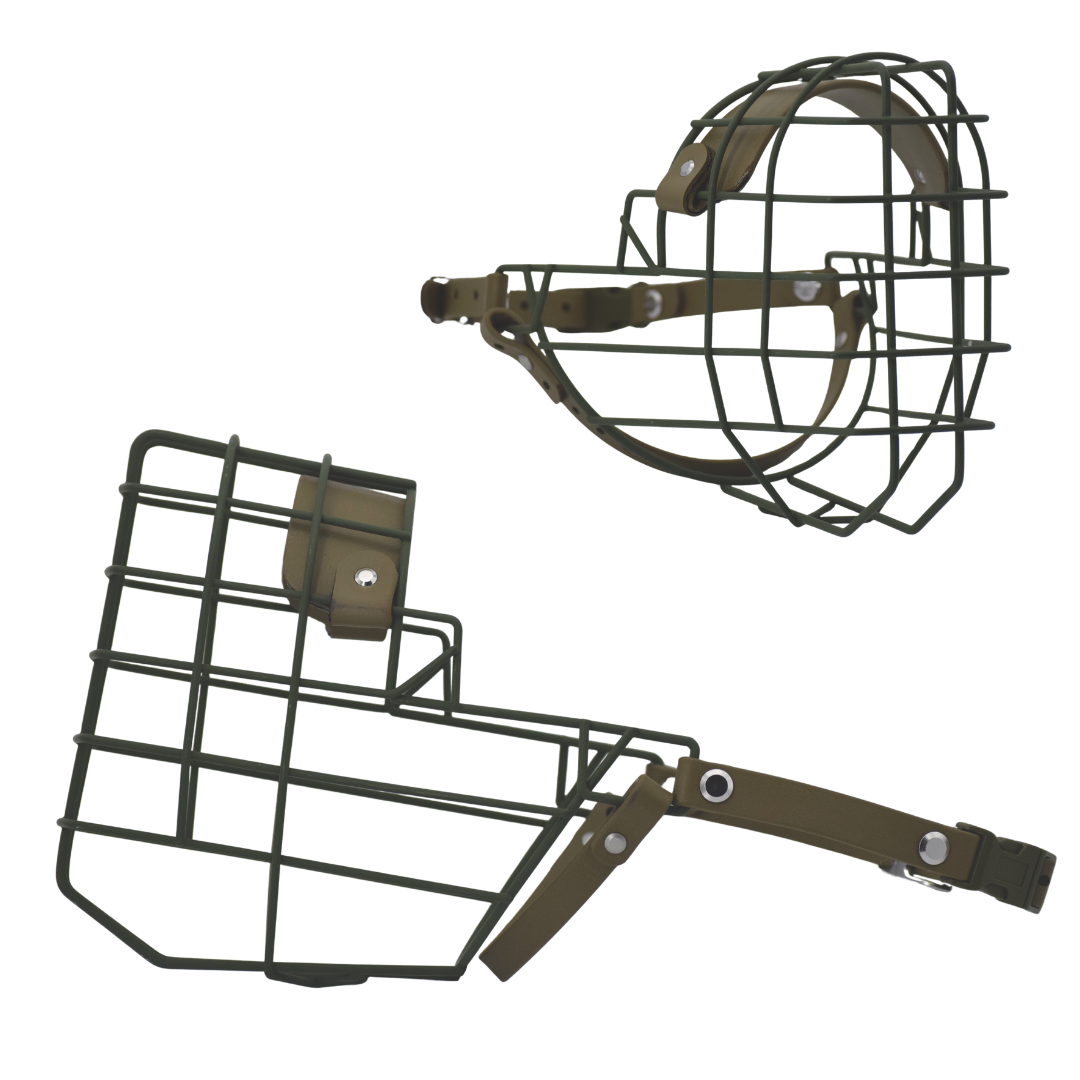 Size 21 Premade Olive Standard Muzzle
