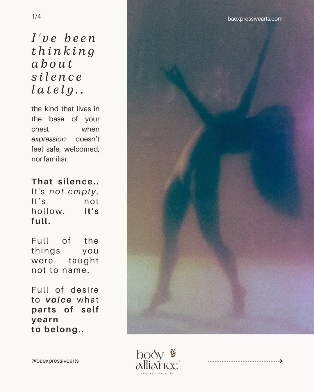 a new expressive arts training for those ready to dive deep ✨

April 2026 cohort open enrollment $500 off until Feb 22.

Comment ALLIANCE to learn more 👇

#baexpressivearts