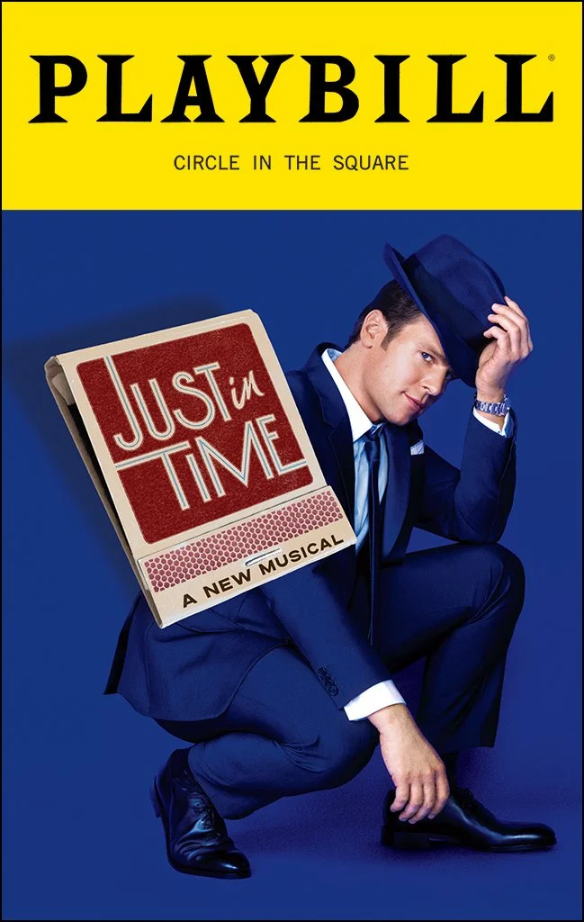 Playbill of Just in Time at Circle in the Square