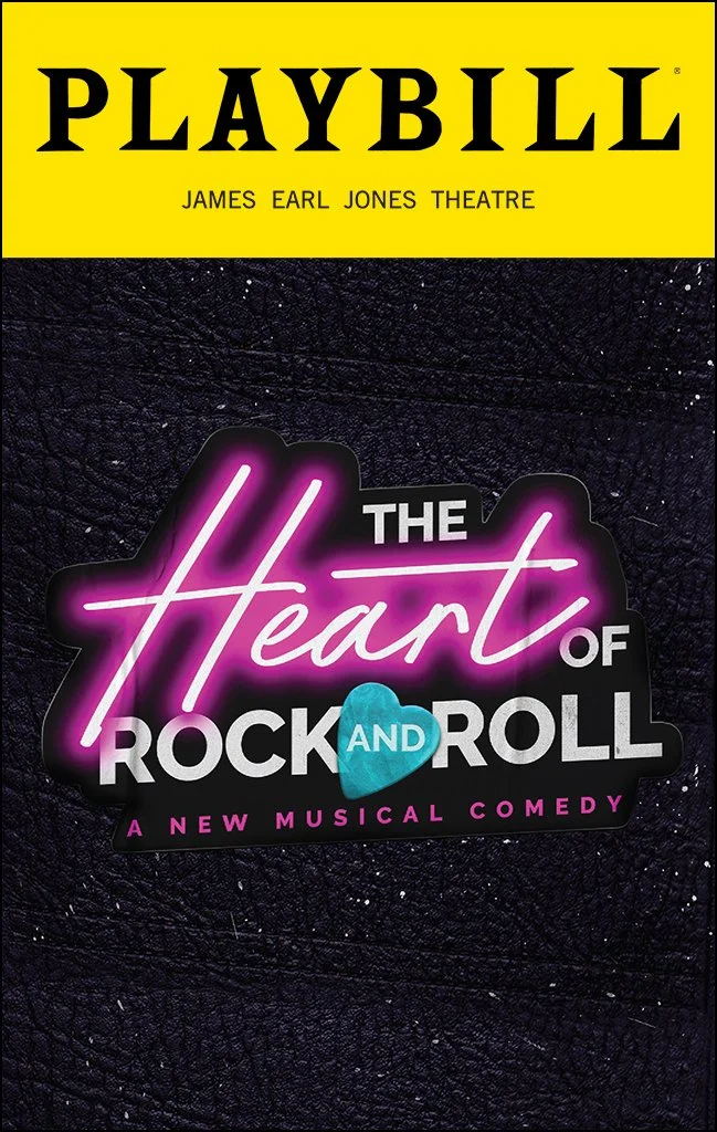 Playbill of Heart of Rock and Roll at the Jones Theatre