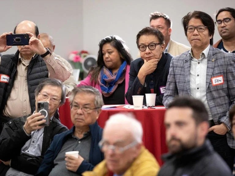 Edmonton Votes 2025: Election front-runners trade barbs, talk housing at Chinatown forum