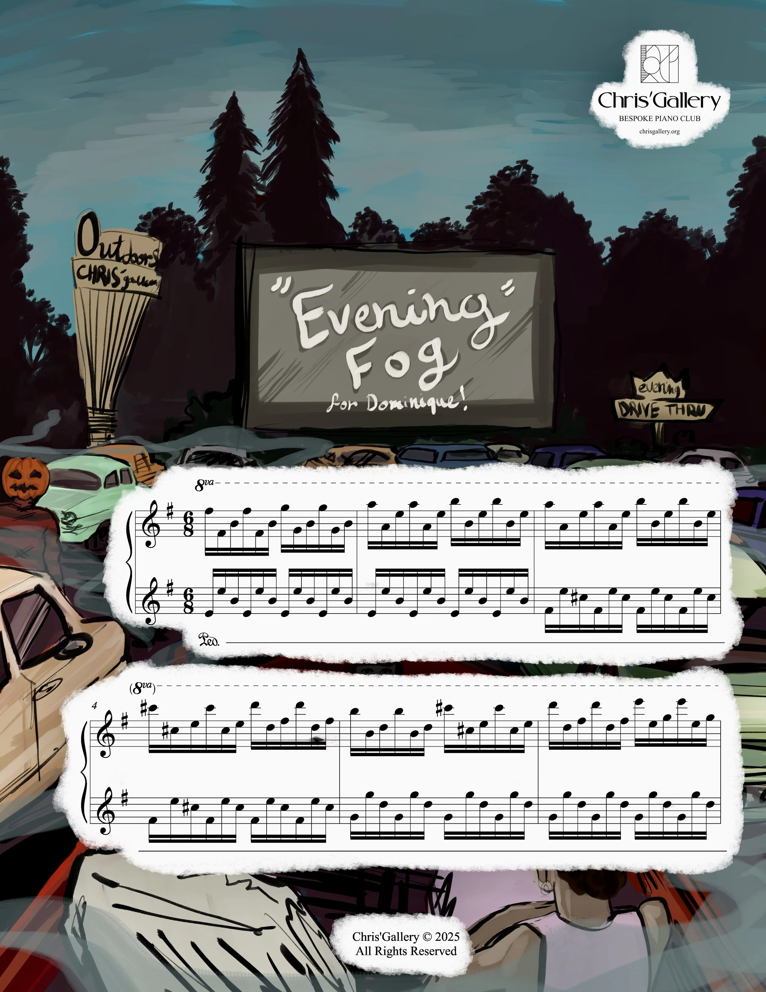 Evening Fog, for Dominique 