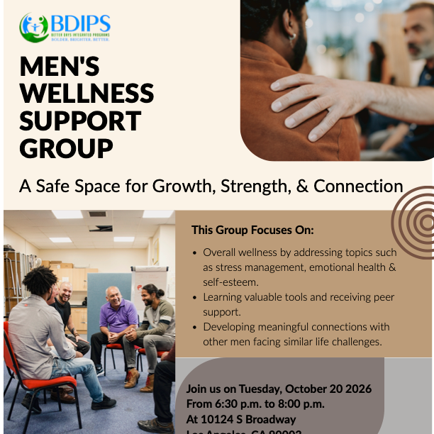 Monthly Men's Wellness Support Group