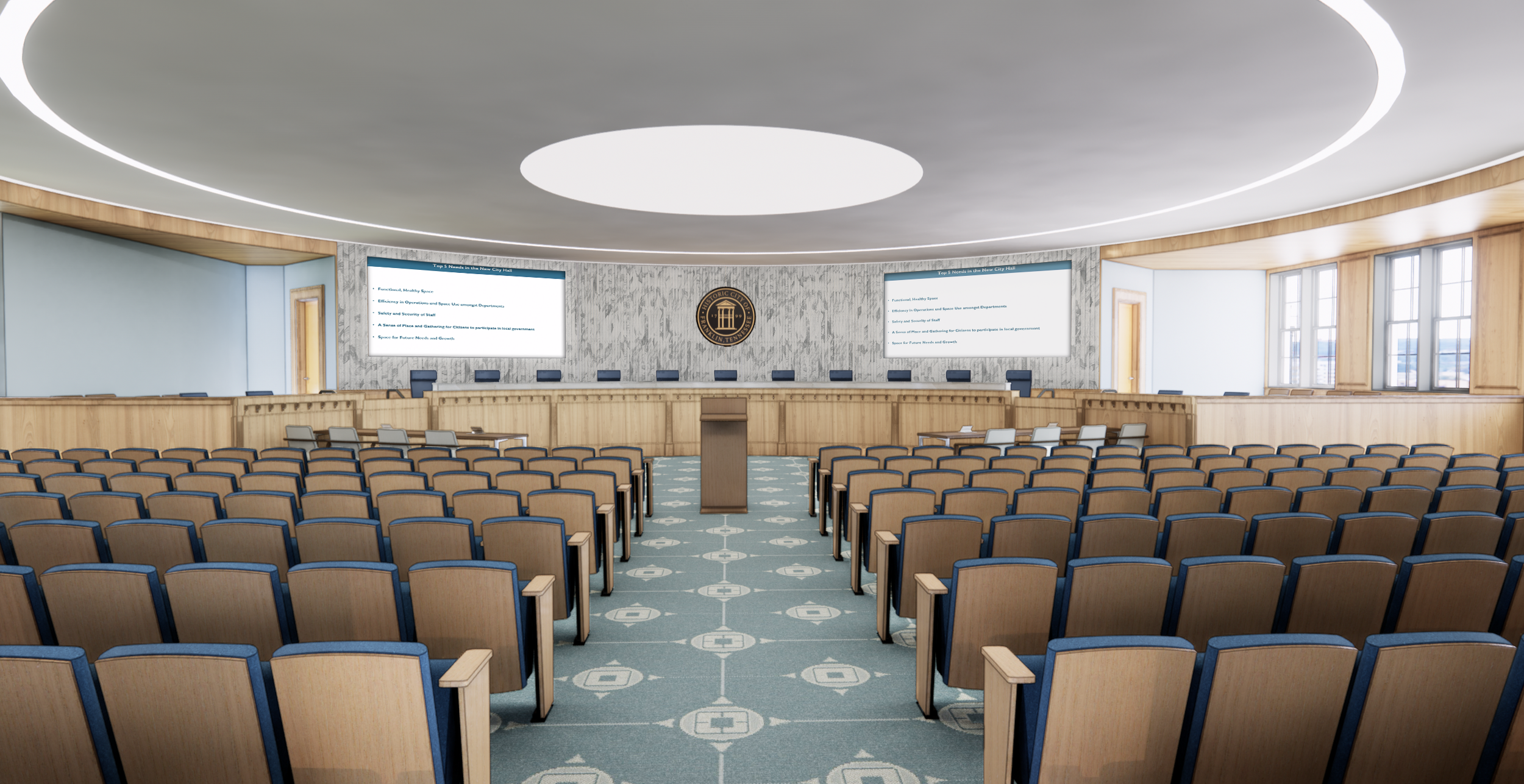 Franklin City Hall Boardroom