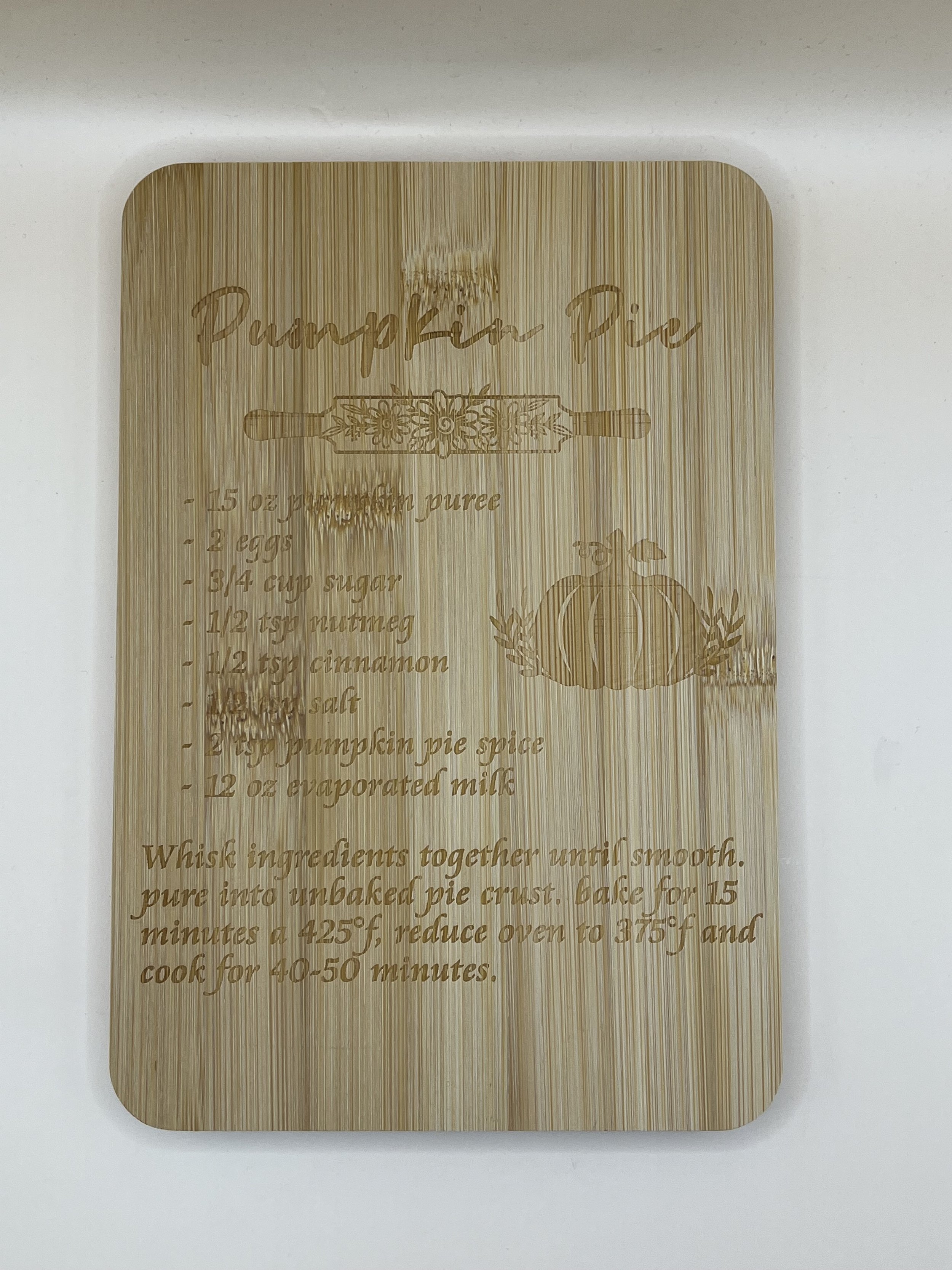 Pumpkin Pie Recipe