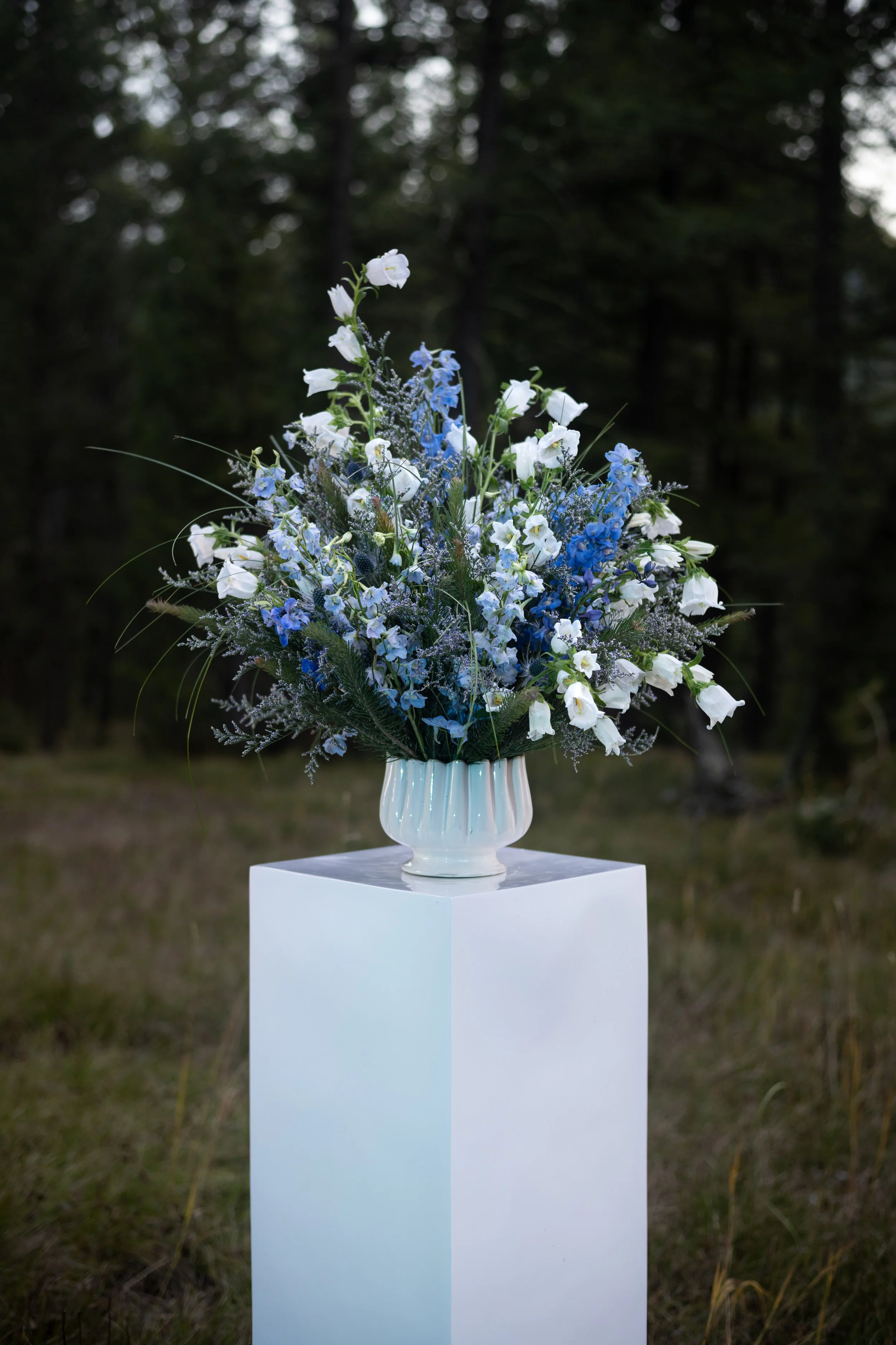 Bluebird Wildflower Arrangement.JPG