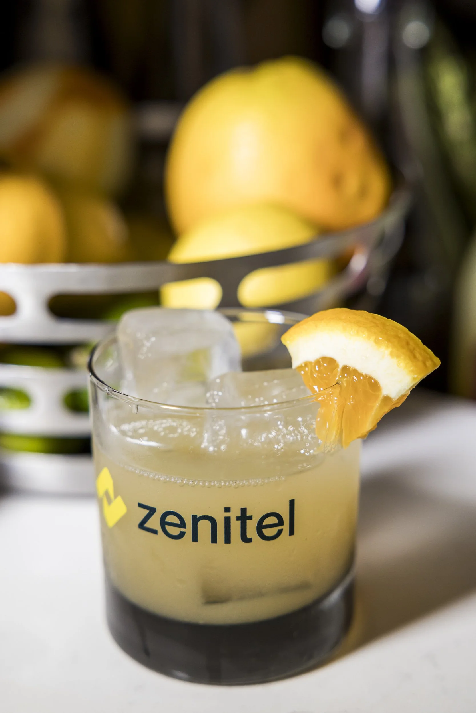 Signature drink for sponsored cocktail hour.