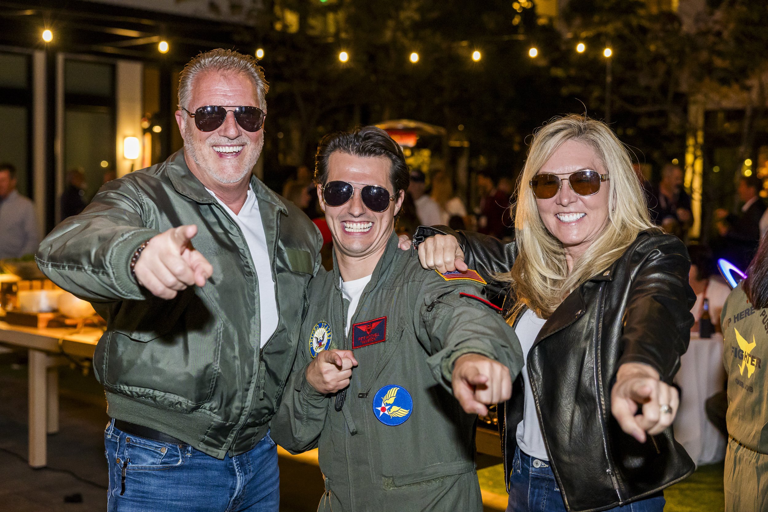 Hollywood-Style Fun. Tom Cruise Impersonator with Guests.