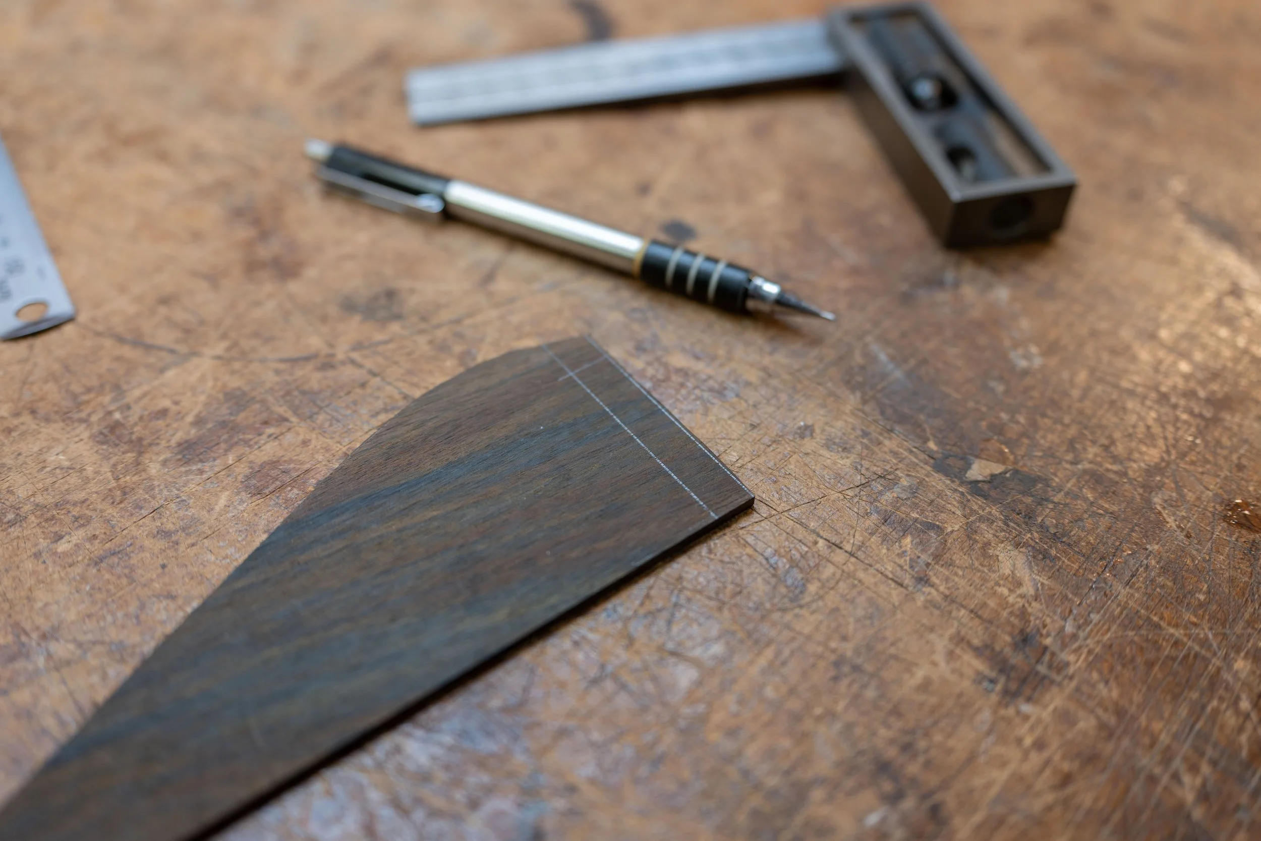 Then I made a rectangle out of an off cut from the back.