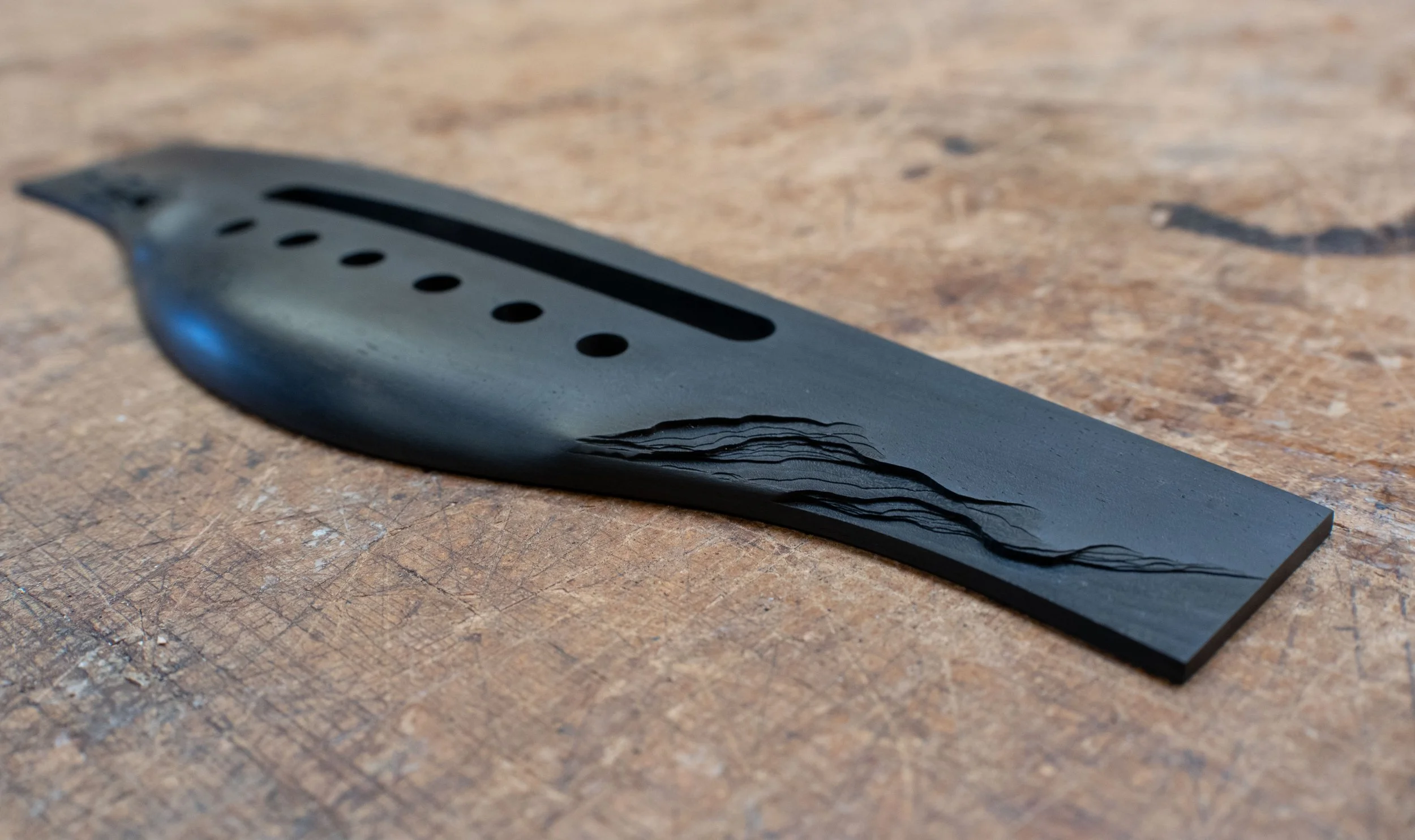 Slate texture bridge, rock/bark.