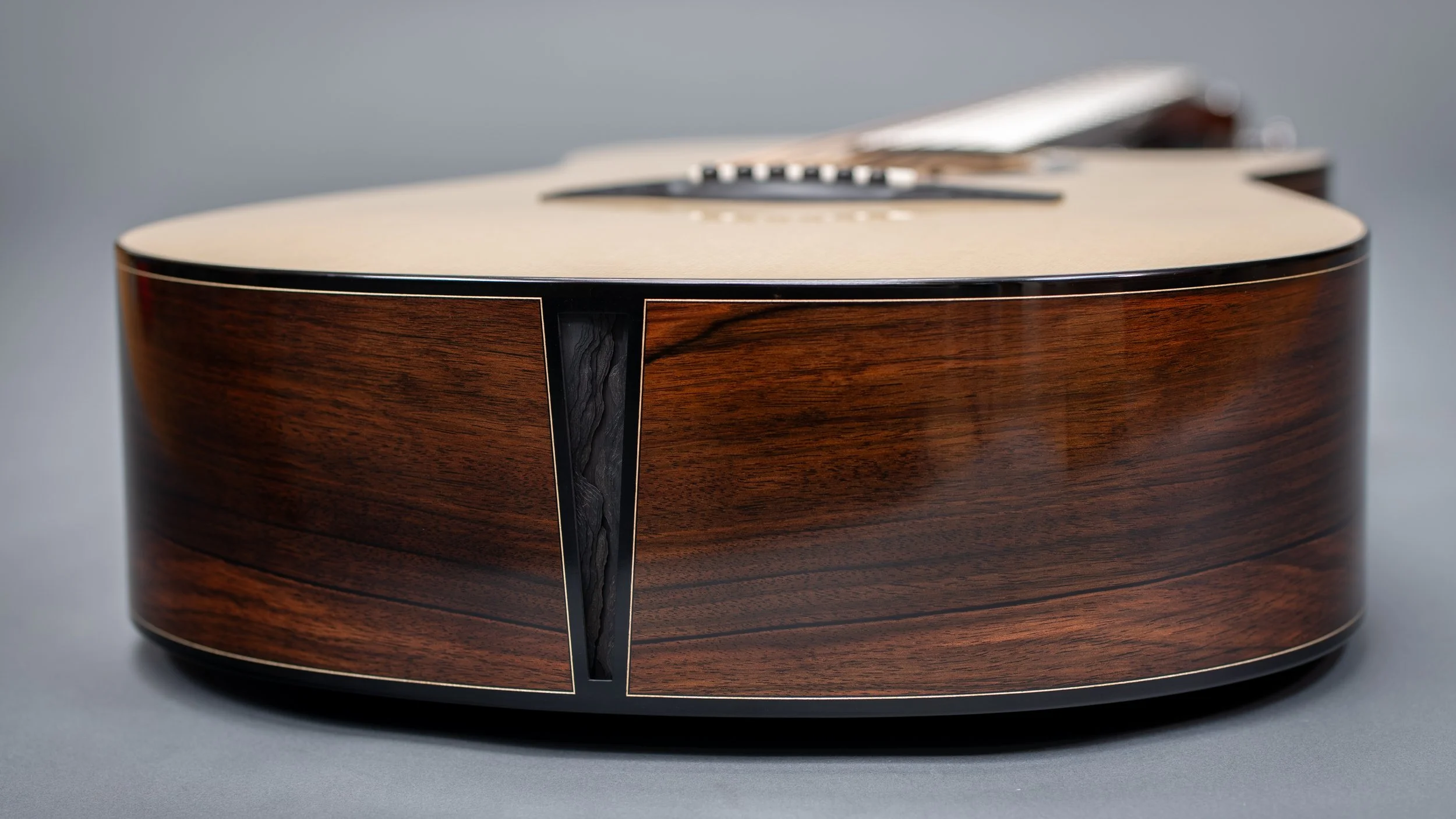 Layered slate rock texture inlay