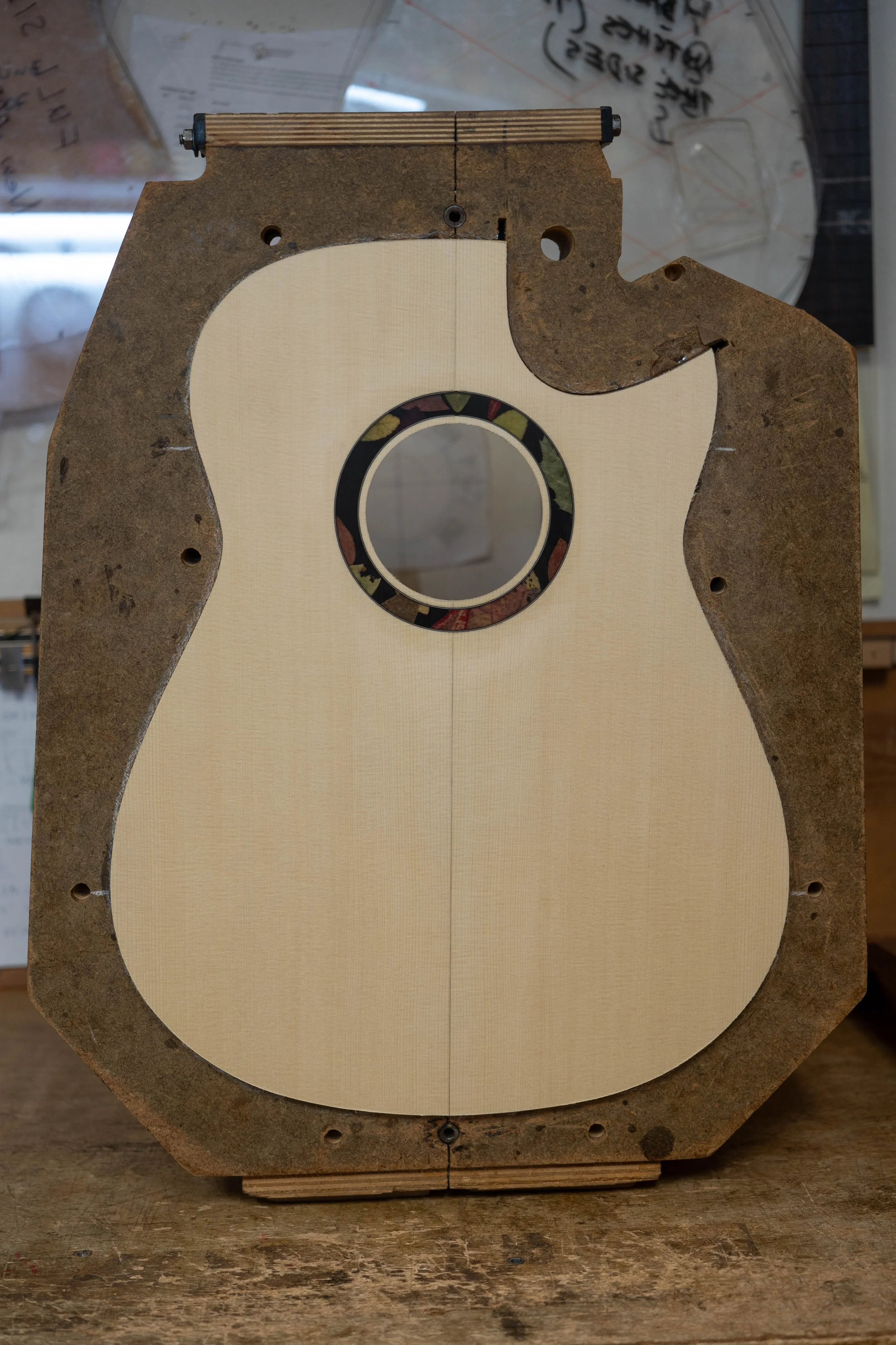 At this stage I did the voicing. 