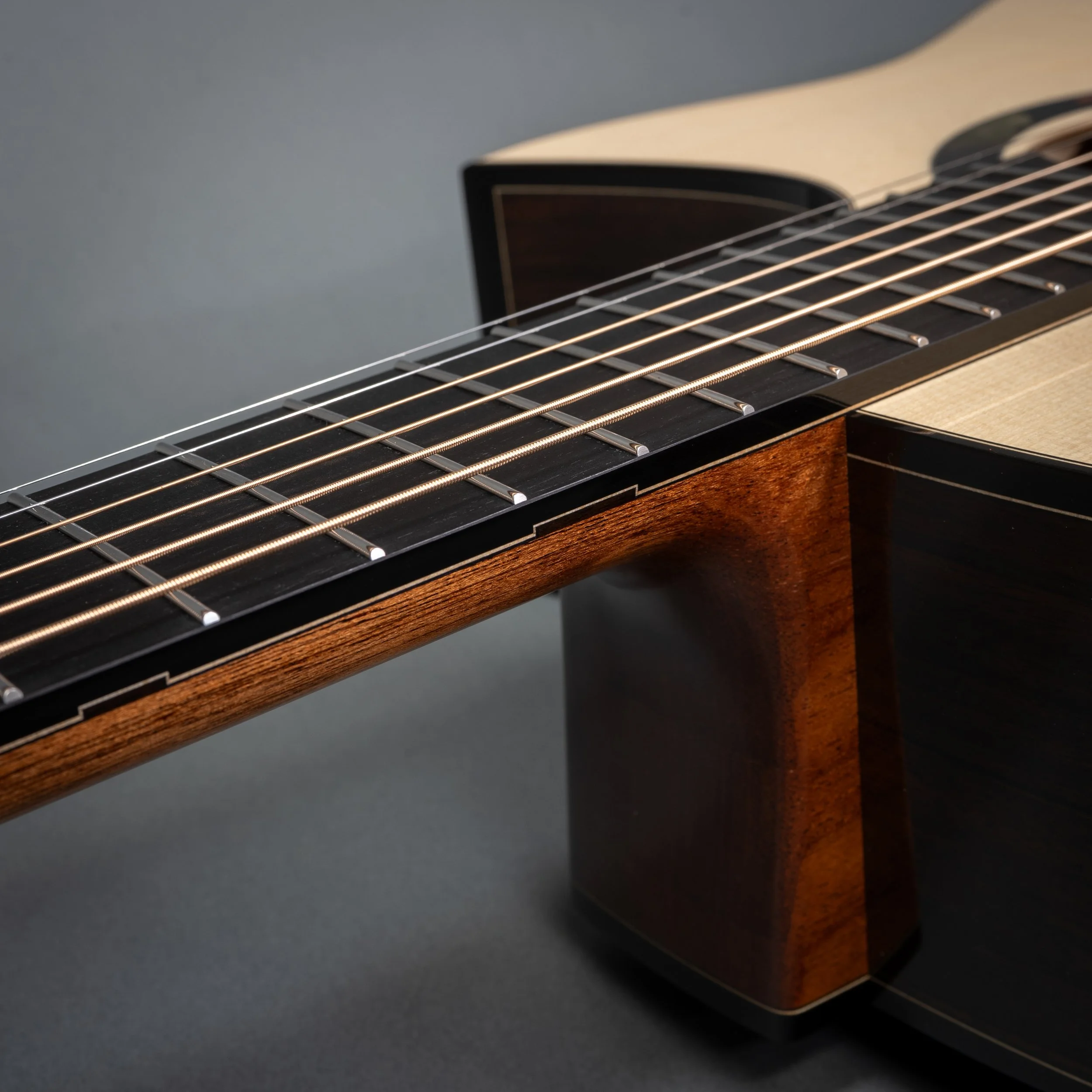 Silverman guitar fretboard purfling