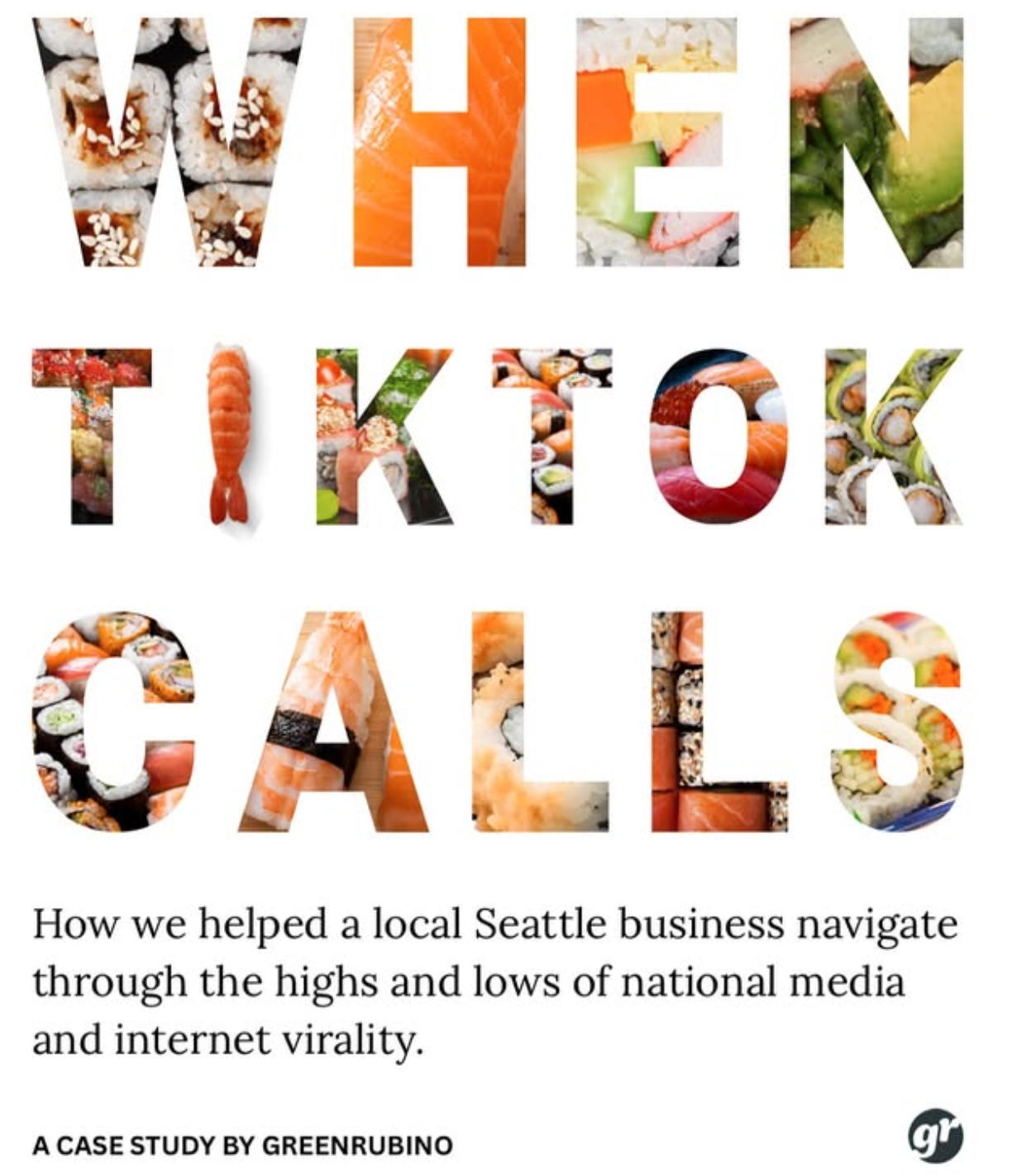 I supported in crisis communication media monitoring for local client FOB Sushi.