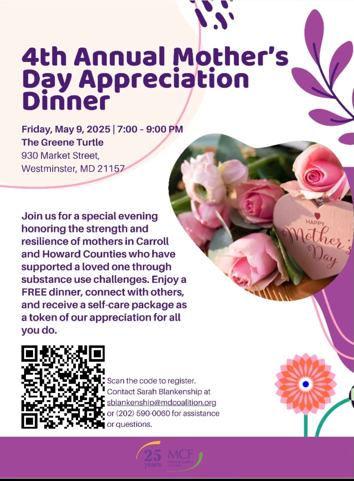 4th Annual Mothers Appreciation Dinner