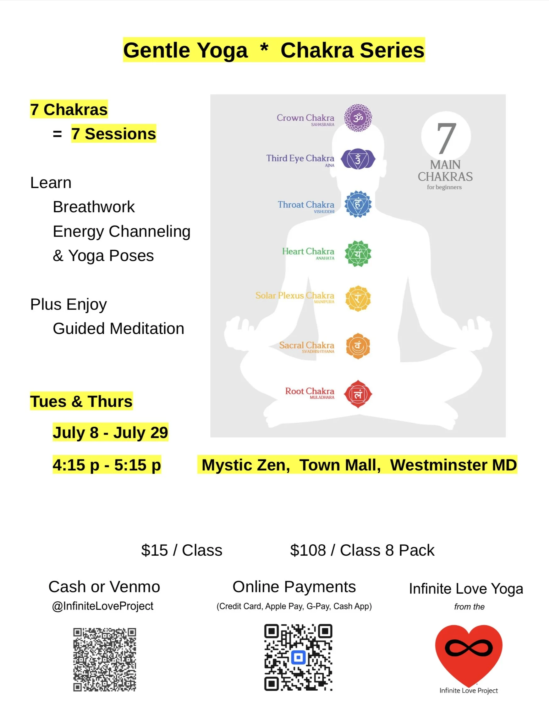 Gentle Yoga - Chakra Series