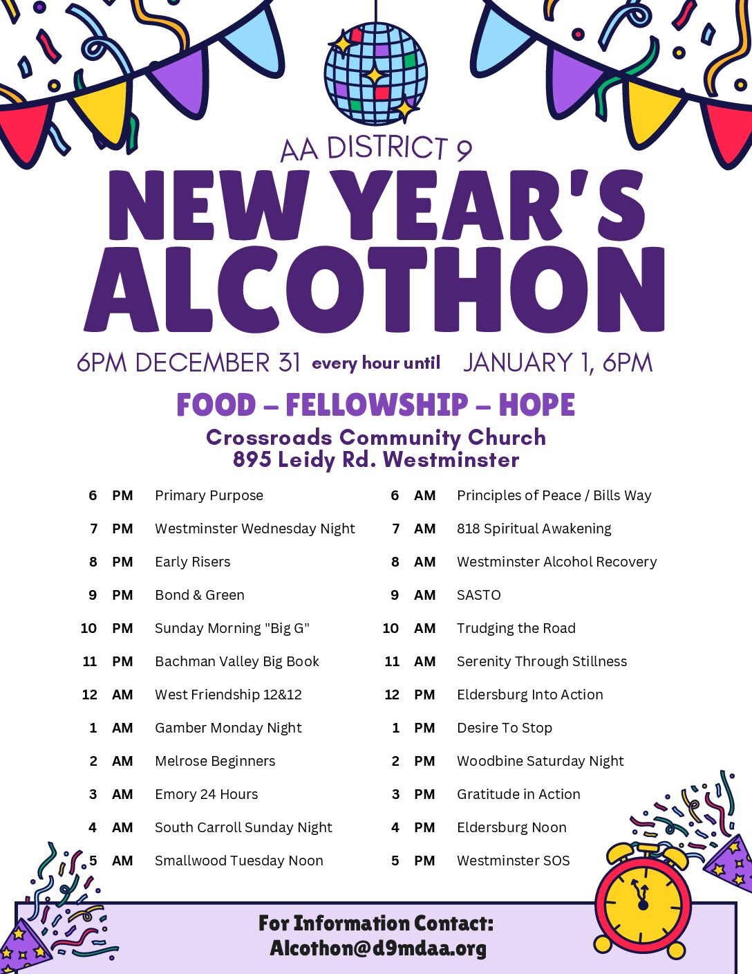 NEW YEARS ALCOTHON 🎉