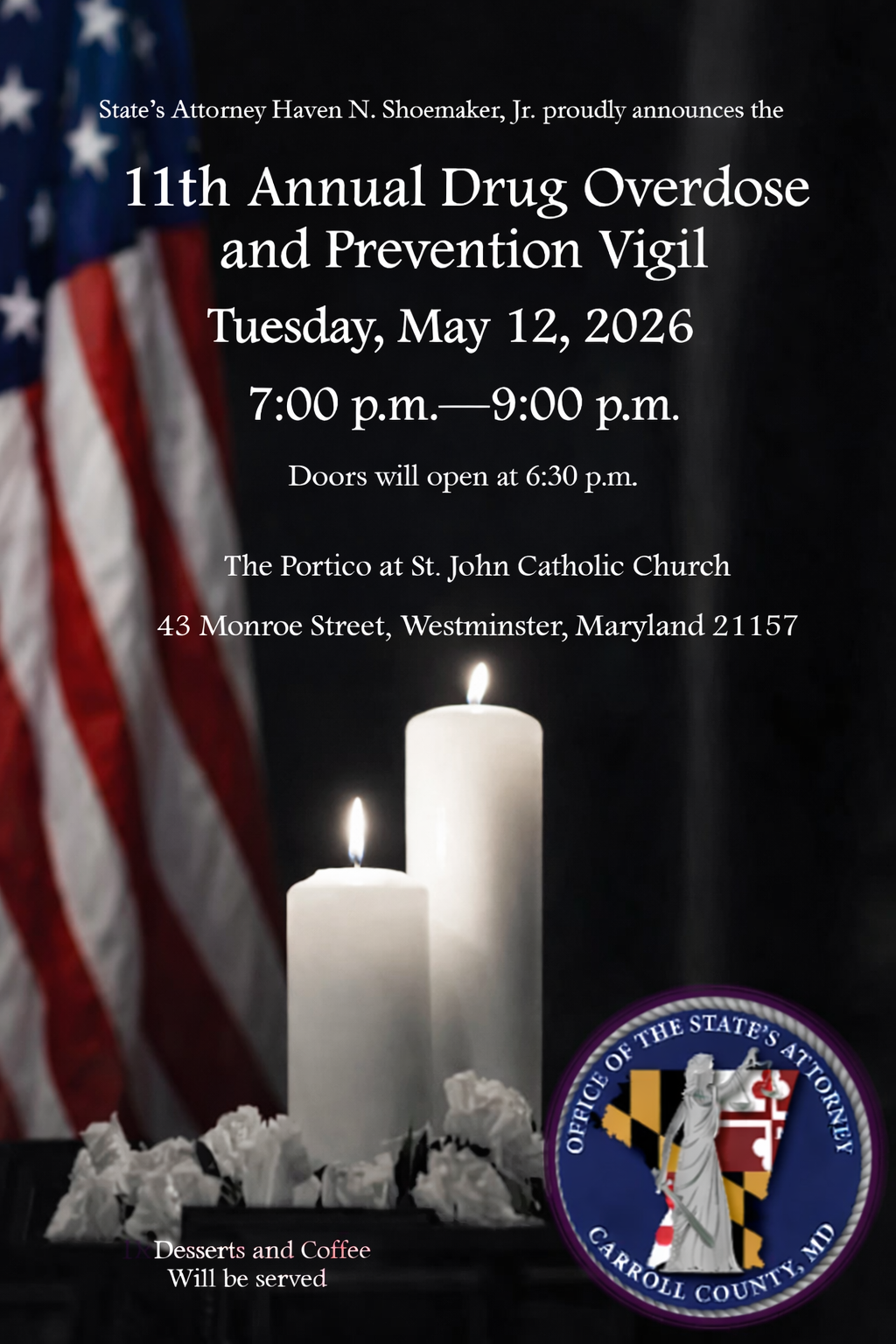 11th Annual Drog Overdose & Prevention Vigil 