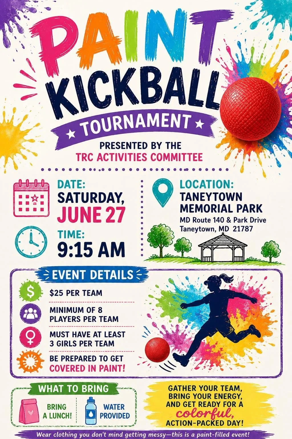 Paint Kickball 🎨☄️