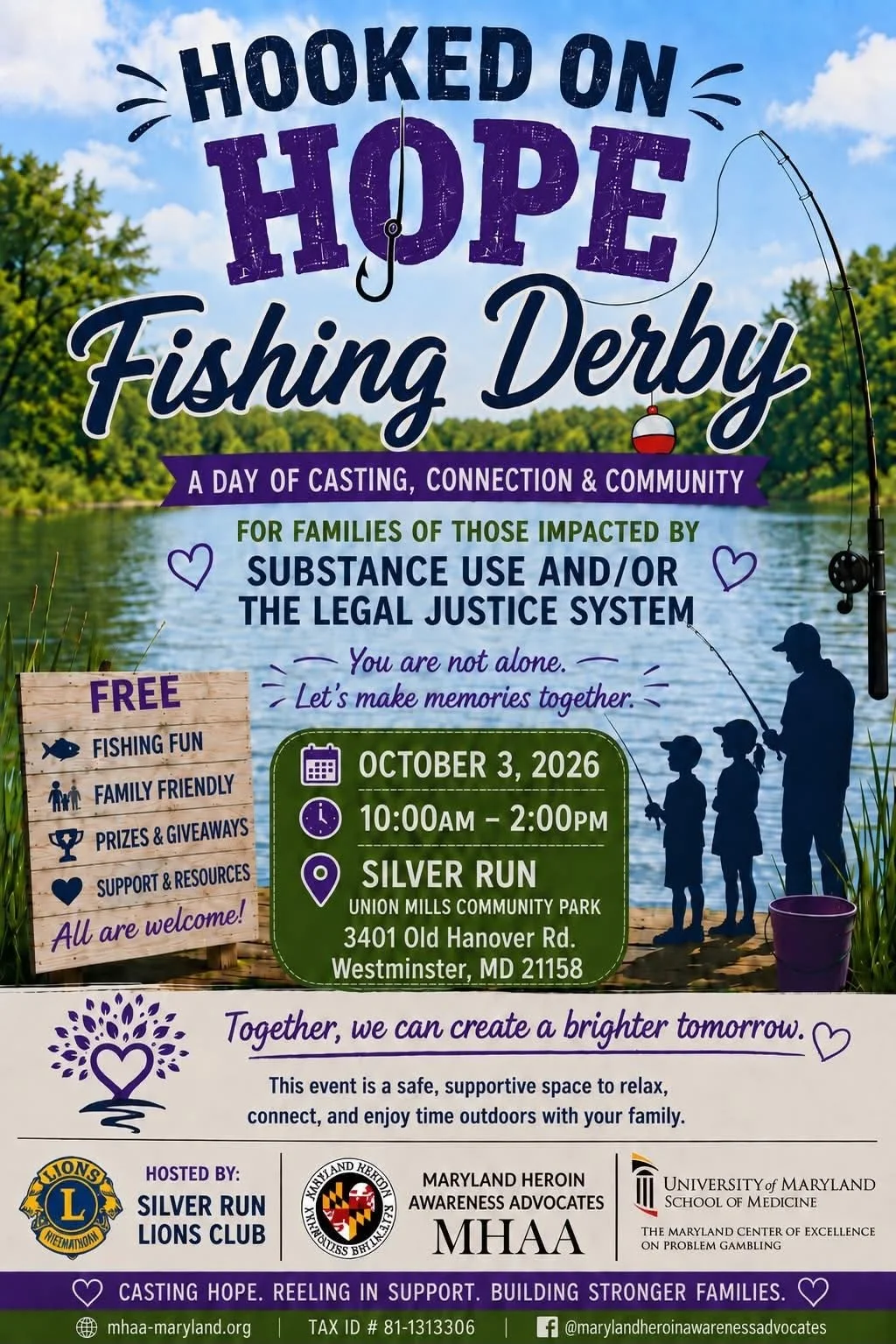 Hooked on HOPE Fishing Derby 🎣💜