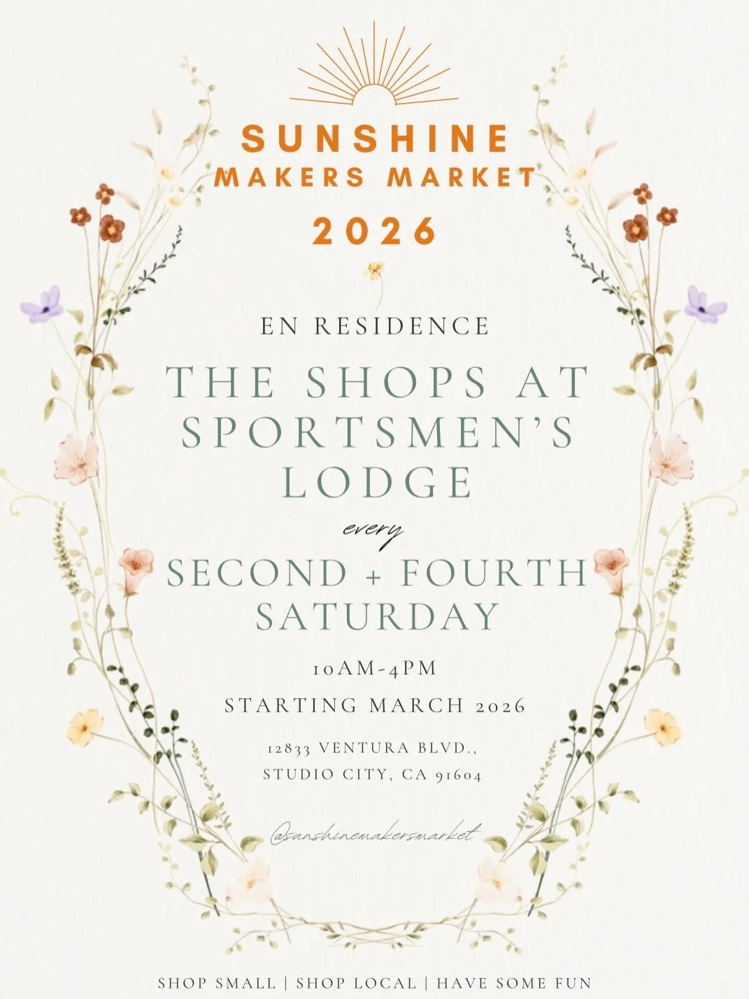 ☀️2026 INCOMING☀️ We are over the moon to share our 2026 residencies! That&rsquo;s right, double the fun at our beloved @shopsatsportsmenslodge - starting March you can find us there twice a month, every second and fourth Saturday!! 

And we are so e