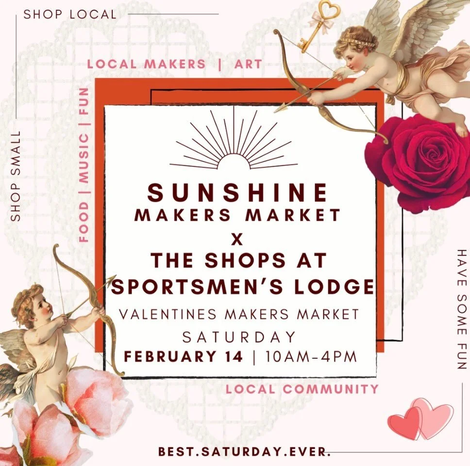 ☀️Saturday, February 14th, join us at Studio City&rsquo;s premier oasis @shopsatsportsmenslodge for a beautiful day of shopping small, shopping local and having some fun for Valentines Day!

From 10am-4pm we&rsquo;ll be joined by another outstanding 