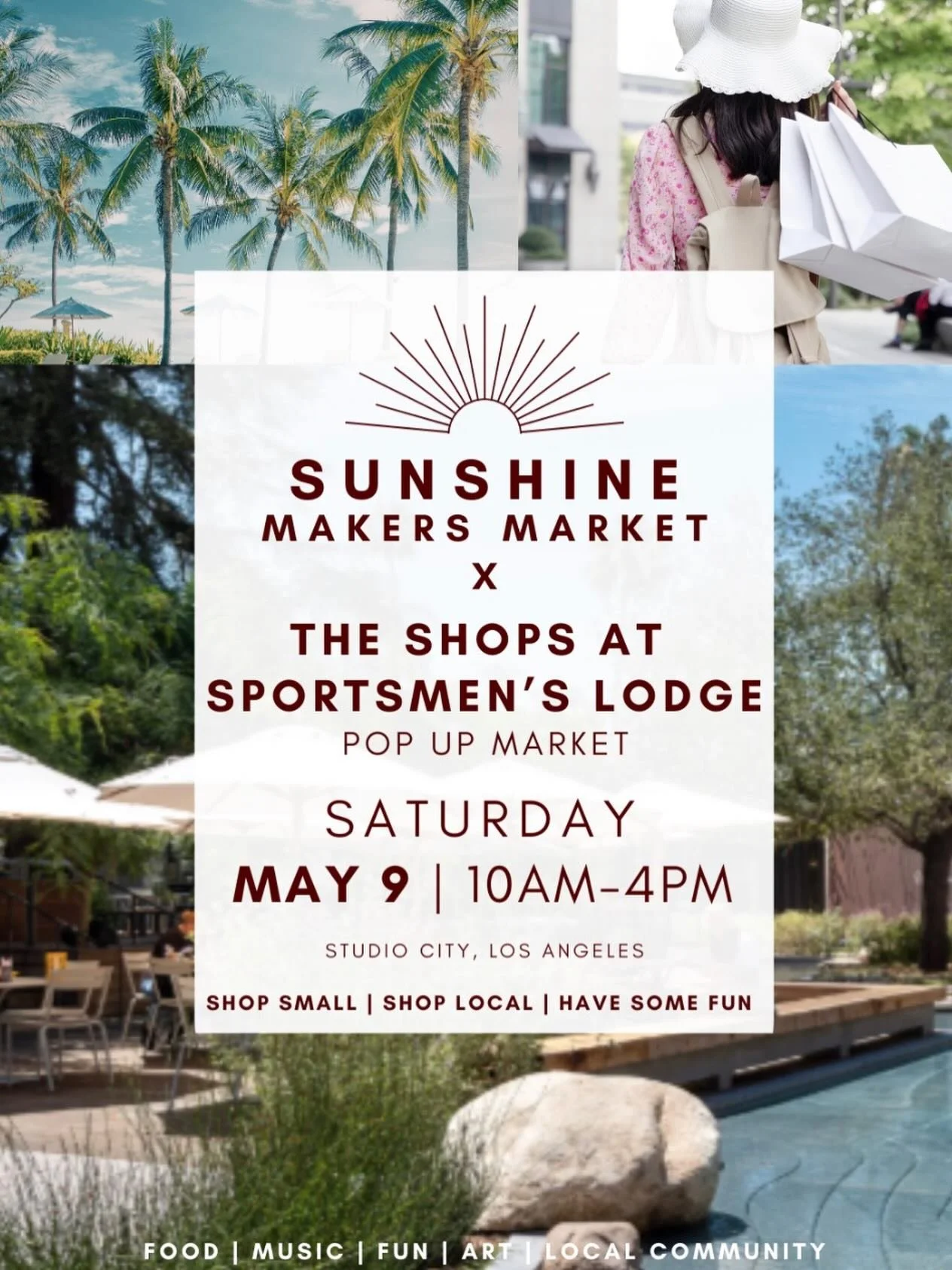 ☀️This Saturday, May 9th, join us at Studio City&rsquo;s premier oasis @shopsatsportsmenslodge for a beautiful day of shopping small, shopping local and having some fun in this spring! We have all your Mother&rsquo;s Day gifts covered.

From 10am-4pm