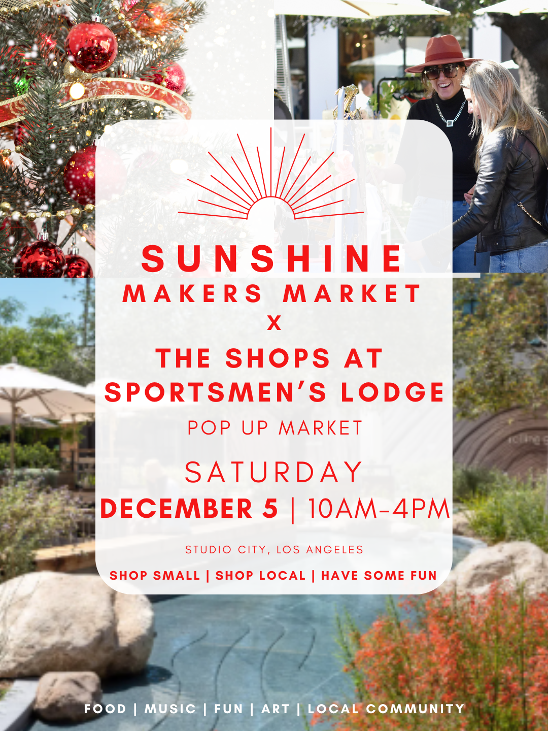 Jolly Sunshine Makers Market X The Shops at Sportsmen’s Lodge