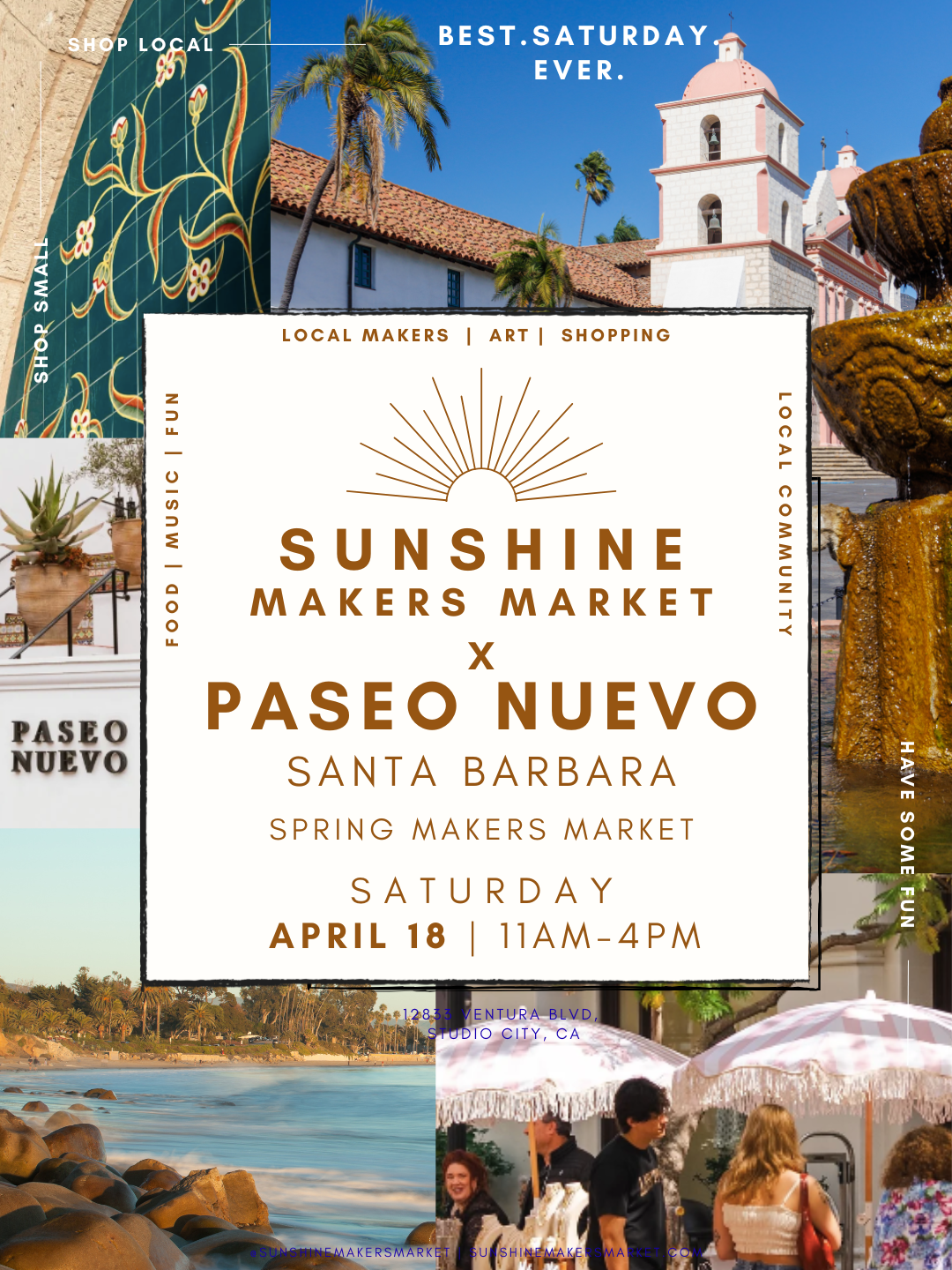Sunshine Makers Market X Paseo Nuevo Santa Barbara