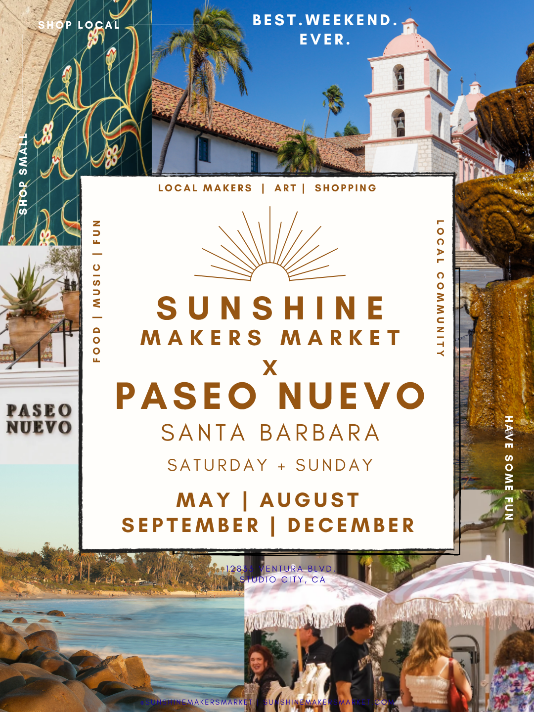 New Venue Alert: Paseo Nuevo! //Sunshine Goes to Santa Barbara
