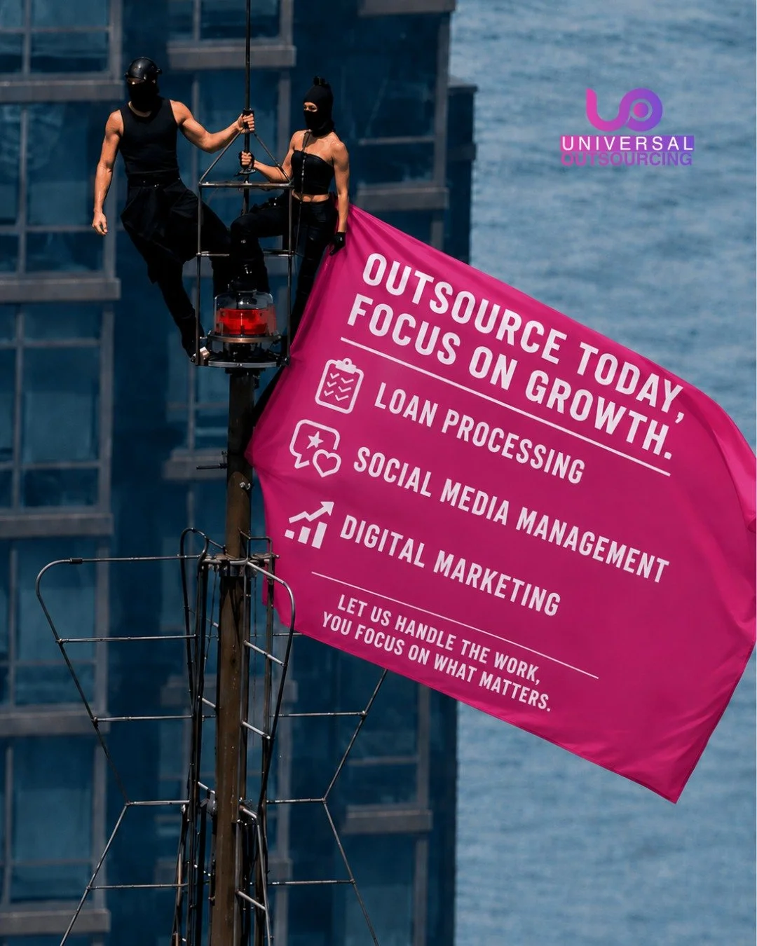 Everyone's talking about what's happening at the top of the skyline... 👀

While others are climbing higher, we're helping businesses grow smarter.

-Loan Processing
-Social Media Management
 -Digital Marketing

Outsource the workload. Focus on reach