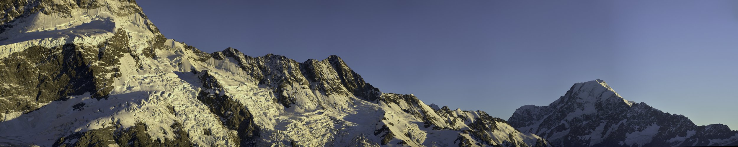 Mt. Sefton and Mt. Cook(Aoraki)