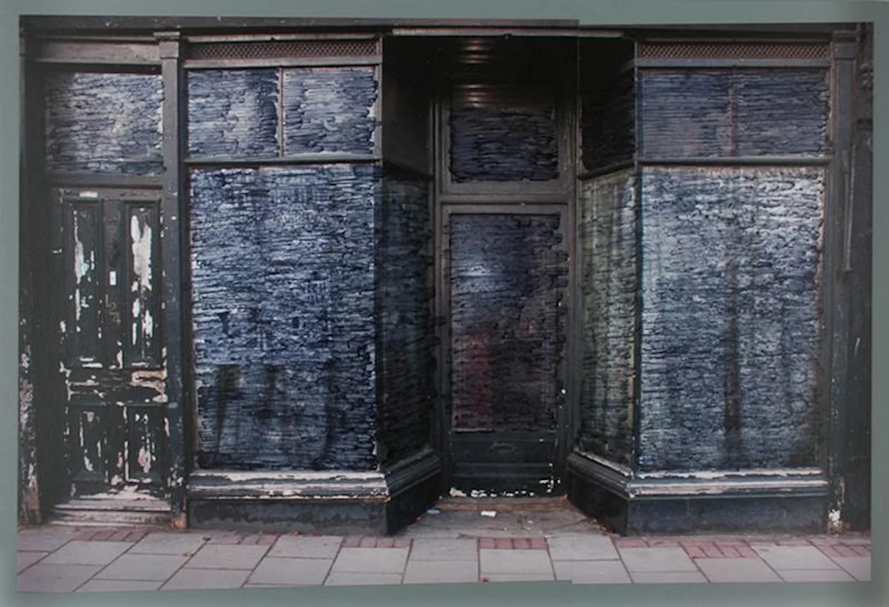 Blacken (photograph, felt pen)