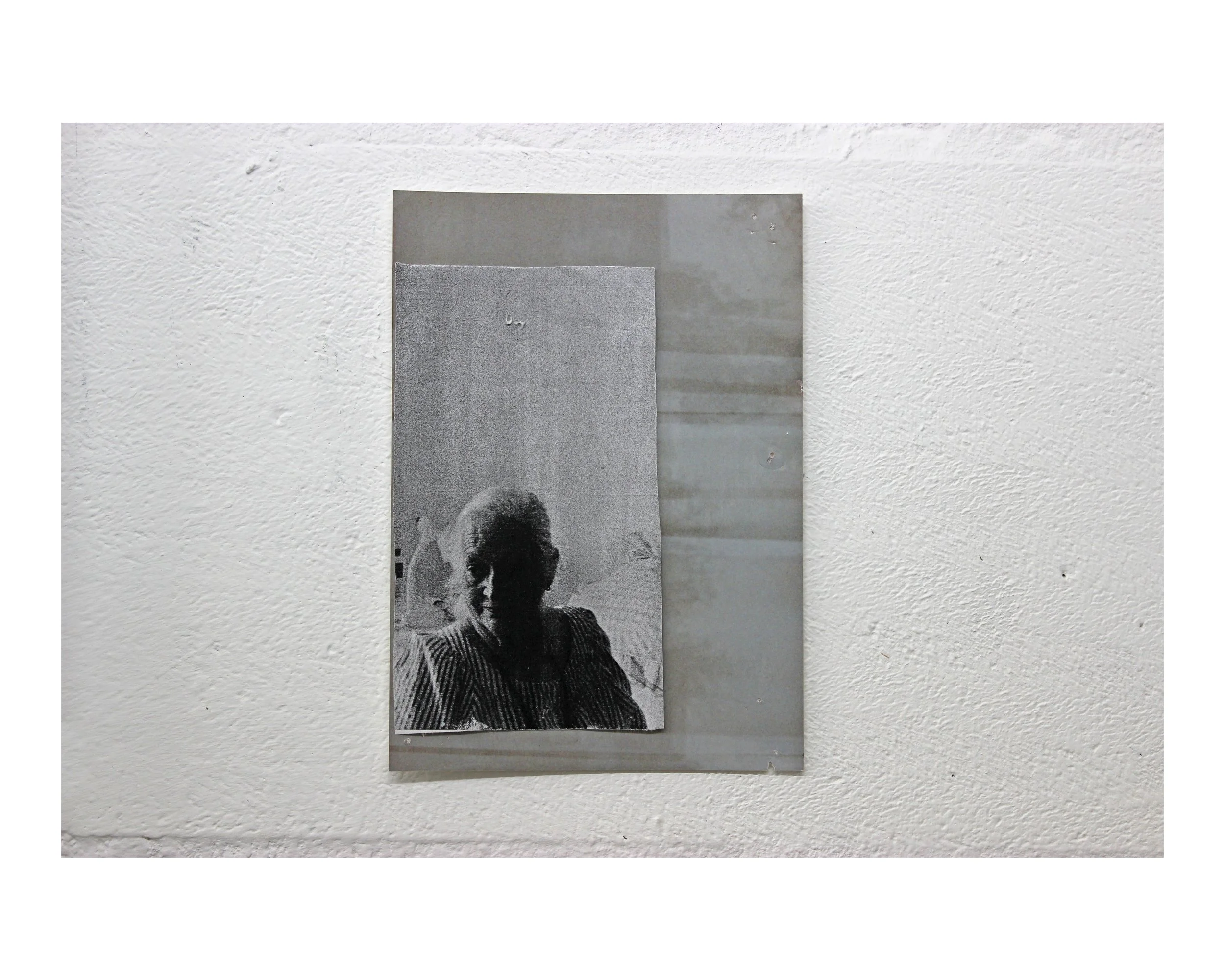 Mother (photograph, pencil)