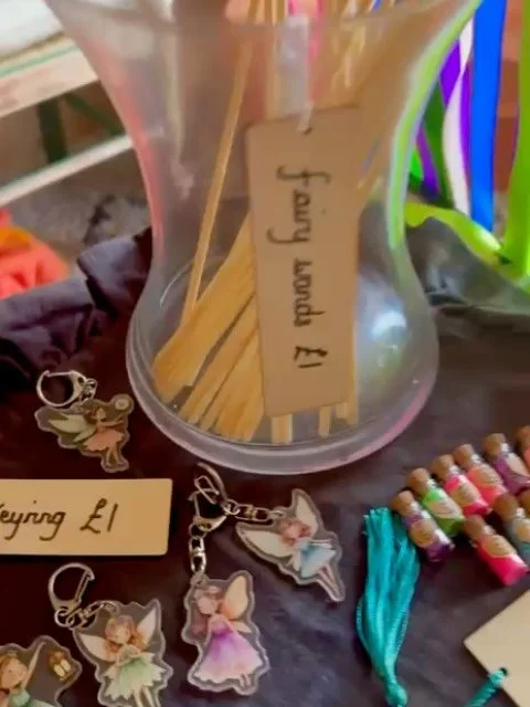 Fairy stall on the corner of Westbourne and Richmond today - 1-2pm. 

Lots of cute little bits for sale to raise money for @victauk, a charity who support blind and partially-sighted children. 🌈