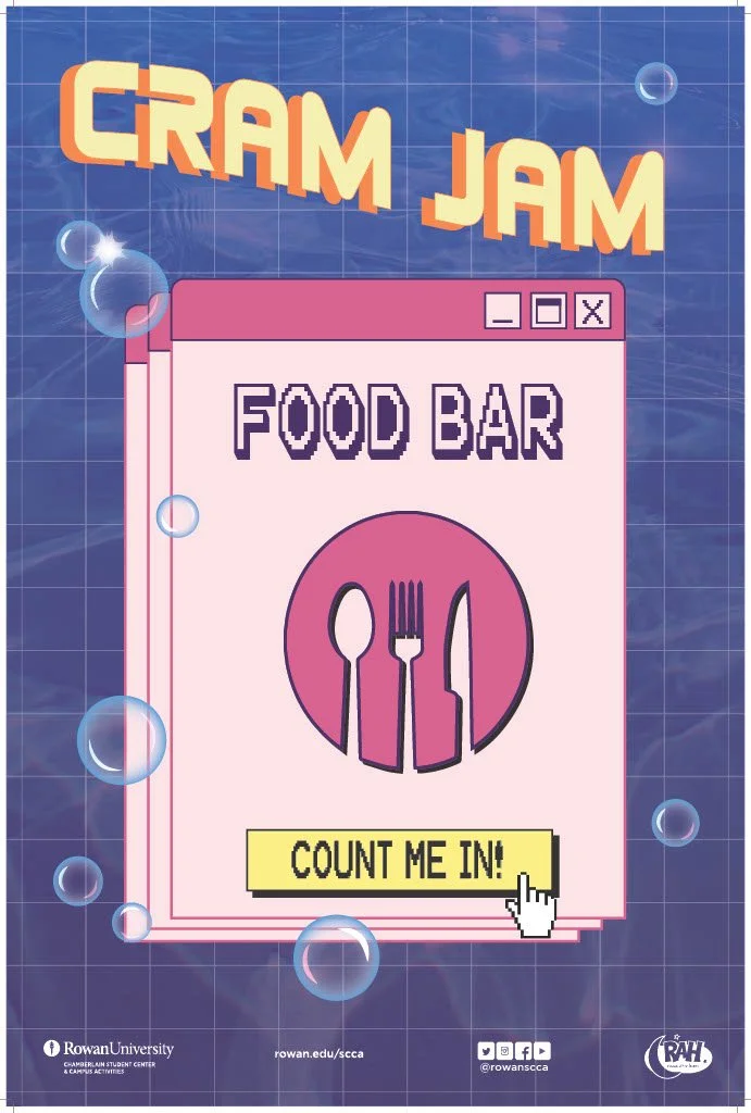 Food Bar Sign | Cram Jam