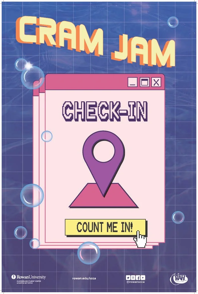Check-In Sign | Cram Jam