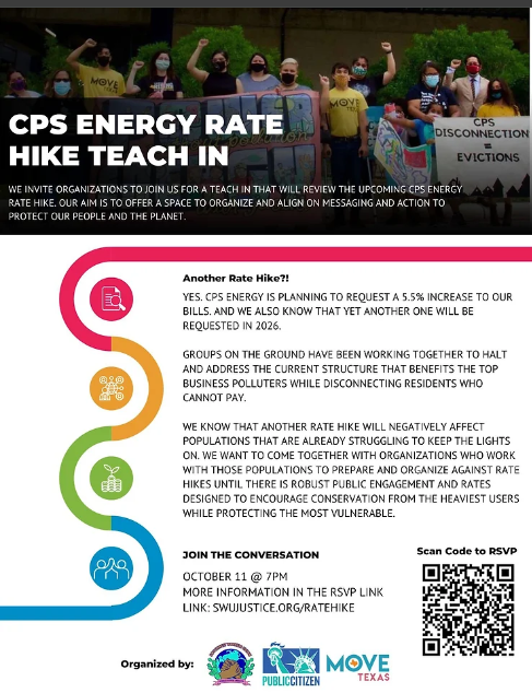CPS Energy Rate Hike Proposal — Southwest Workers Union