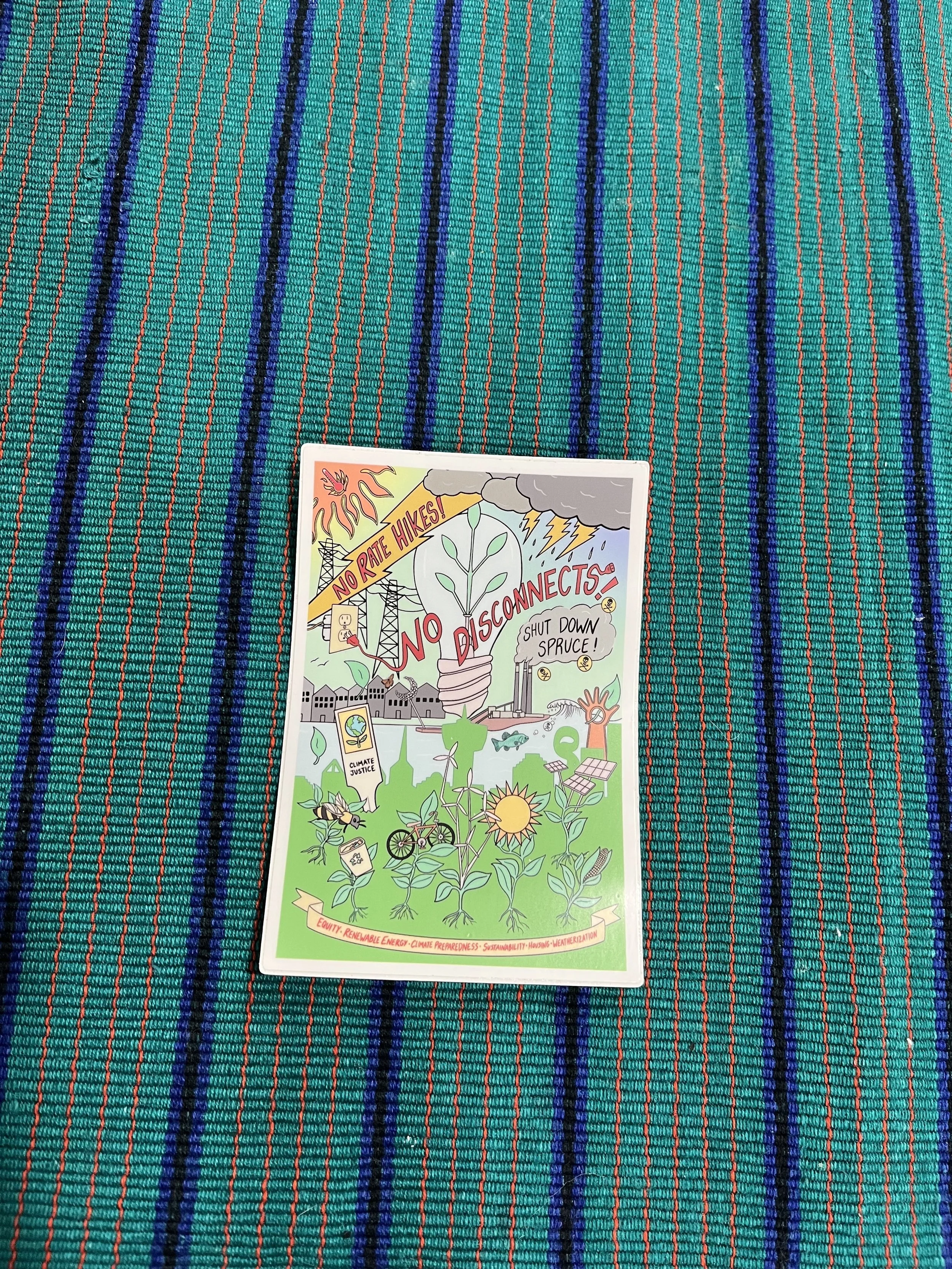 Climate Justice Vision Sticker