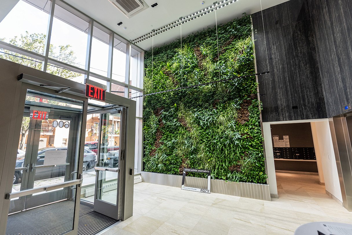 Lobby green wall.jpg